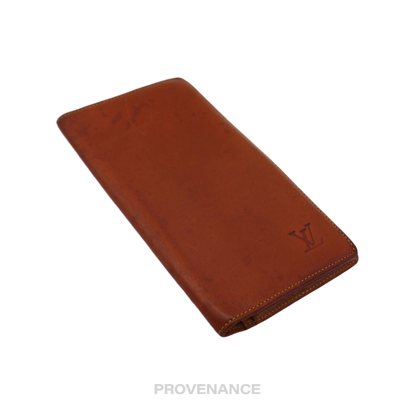 Louis Vuitton 🔴 Louis Vuitton Long Wallet - Nomade Caramel Leather Size ONE SIZE - 4 Thumbnail