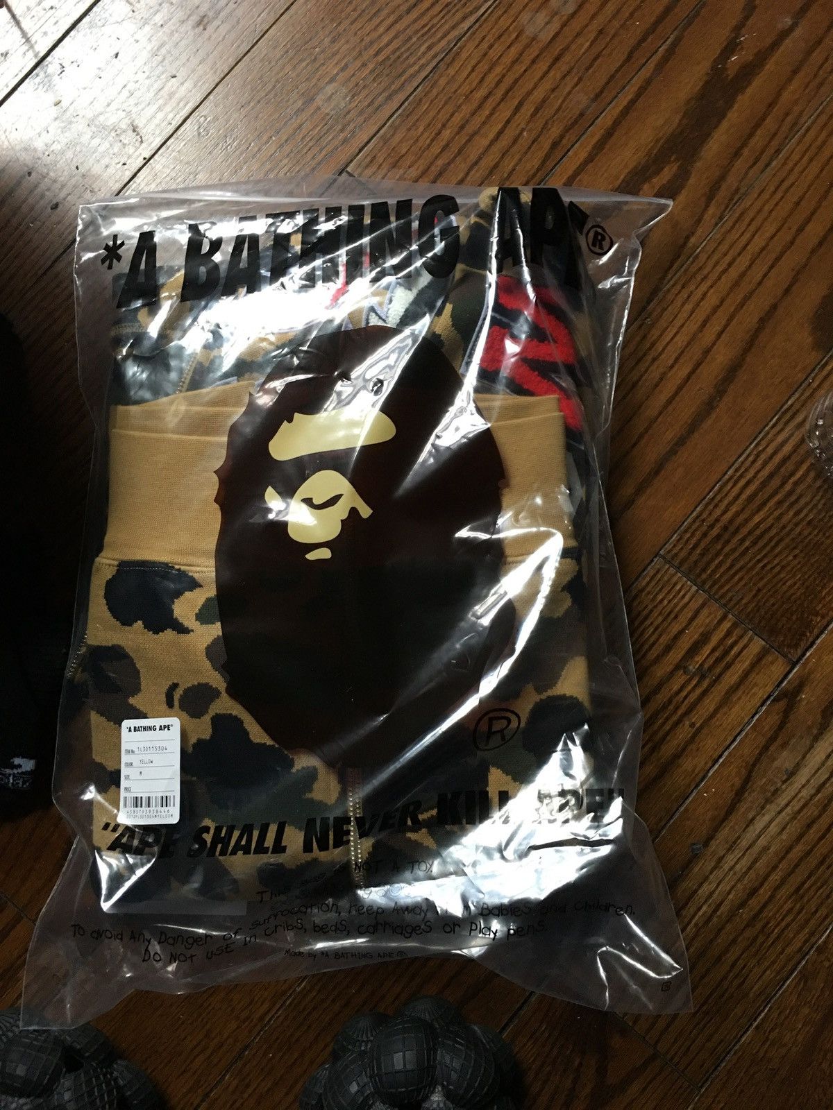 Bape 1st yellow camo
