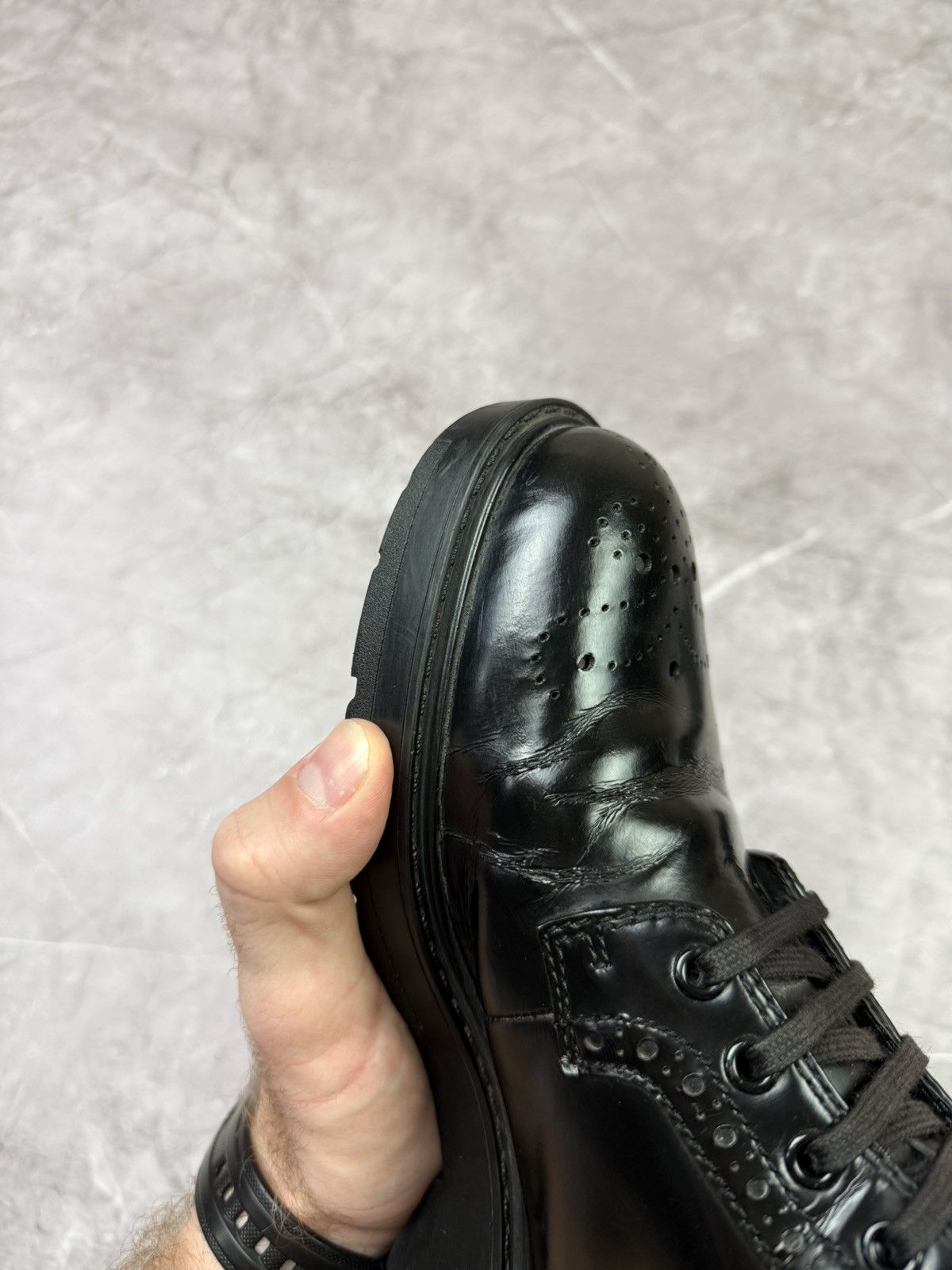 Prada Prada Leather Black Boots women size 36 Size US 6 / IT 36 - 7 Thumbnail