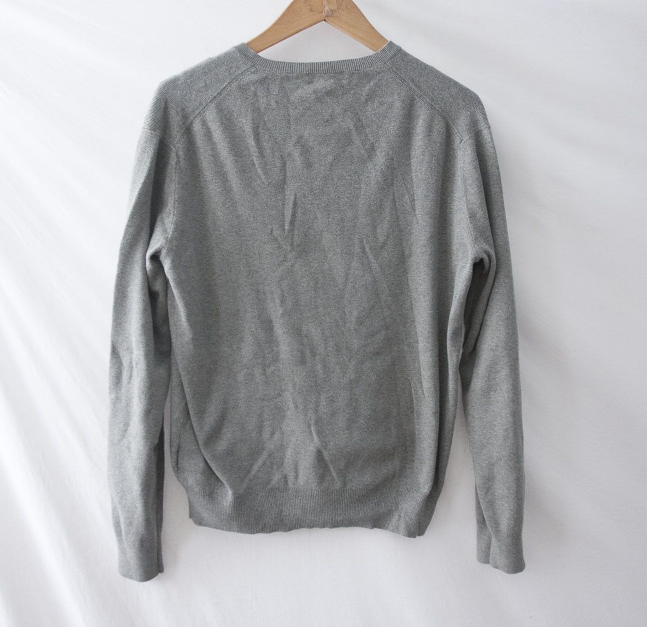 Polo Ralph Lauren Ralph Lauren Sweater V Neck Pima Cotton Size S Pale Gray Size US S / EU 44-46 / 1 - 5 Thumbnail