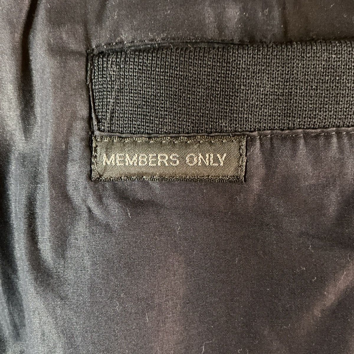 Members Only Members Only Black Men’s Large Zip Bomber Jacket Size US L / EU 52-54 / 3 - 2 Thumbnail