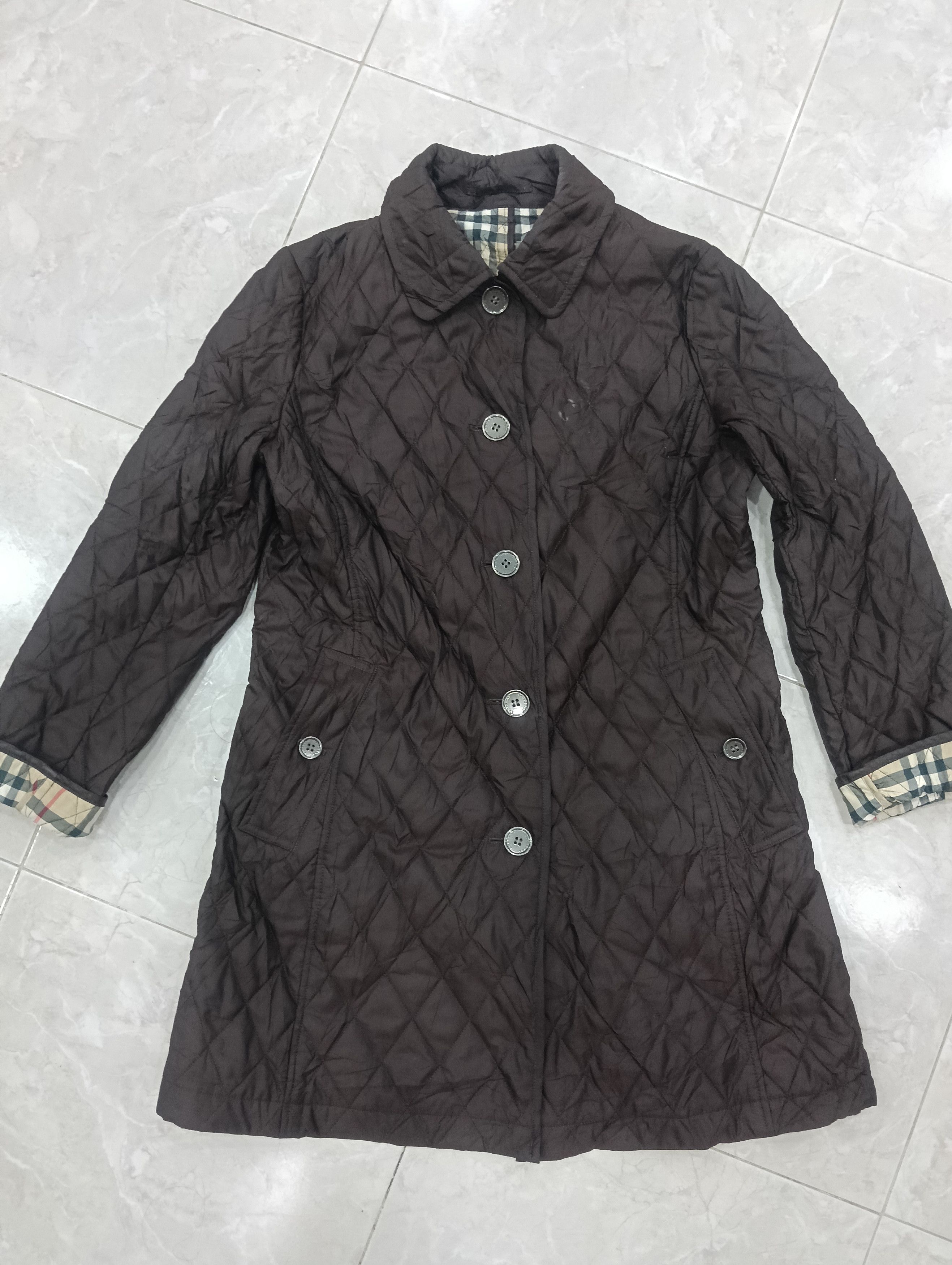 Burberry Burberry Quilted Long Jacket Size M / US 6-8 / IT 42-44 - 3 Thumbnail