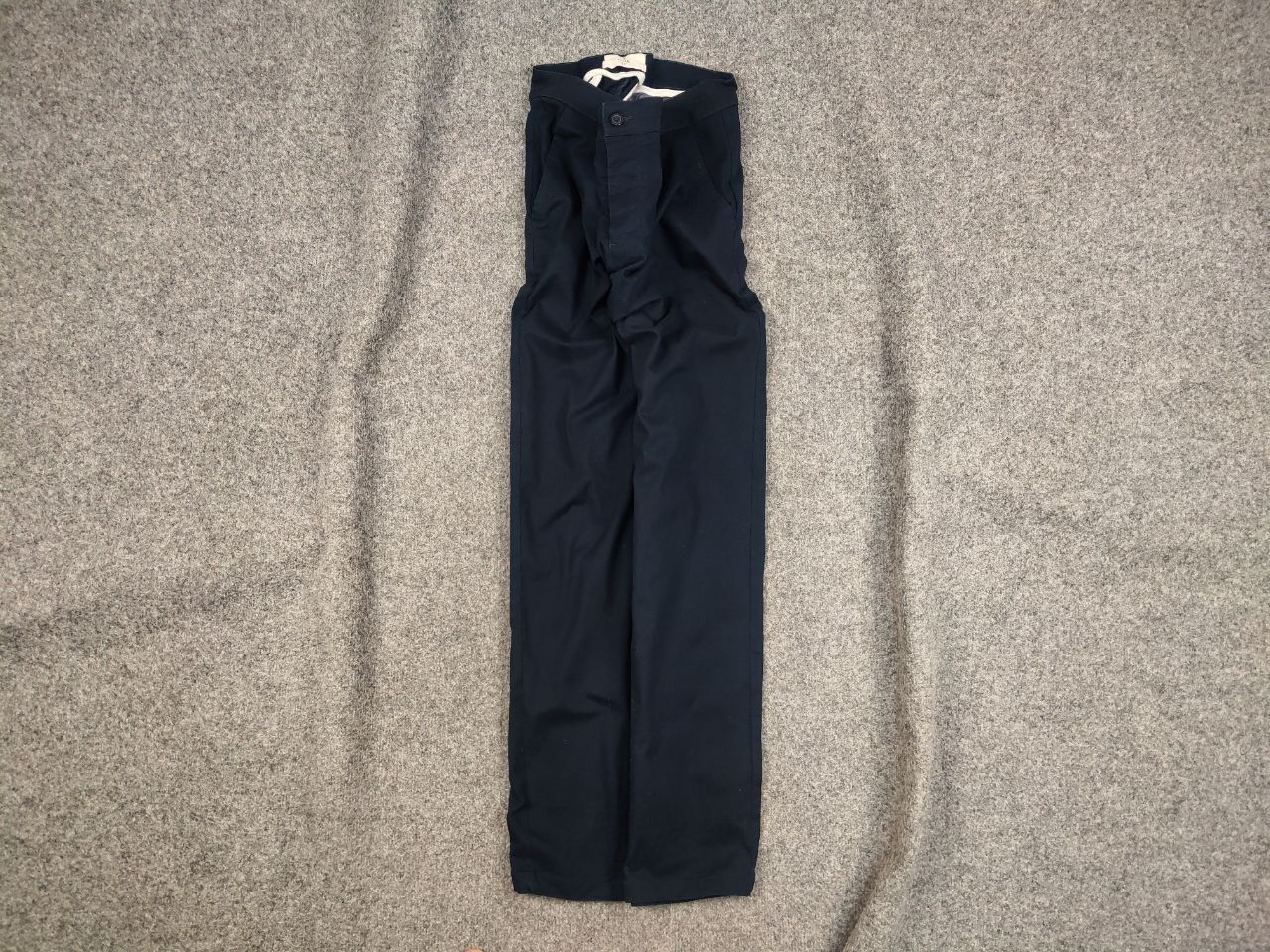 Folk Folk Design Classic Navy Blue Cotton Trouser Pants Size US 34 / EU 50 - 1 Thumbnail
