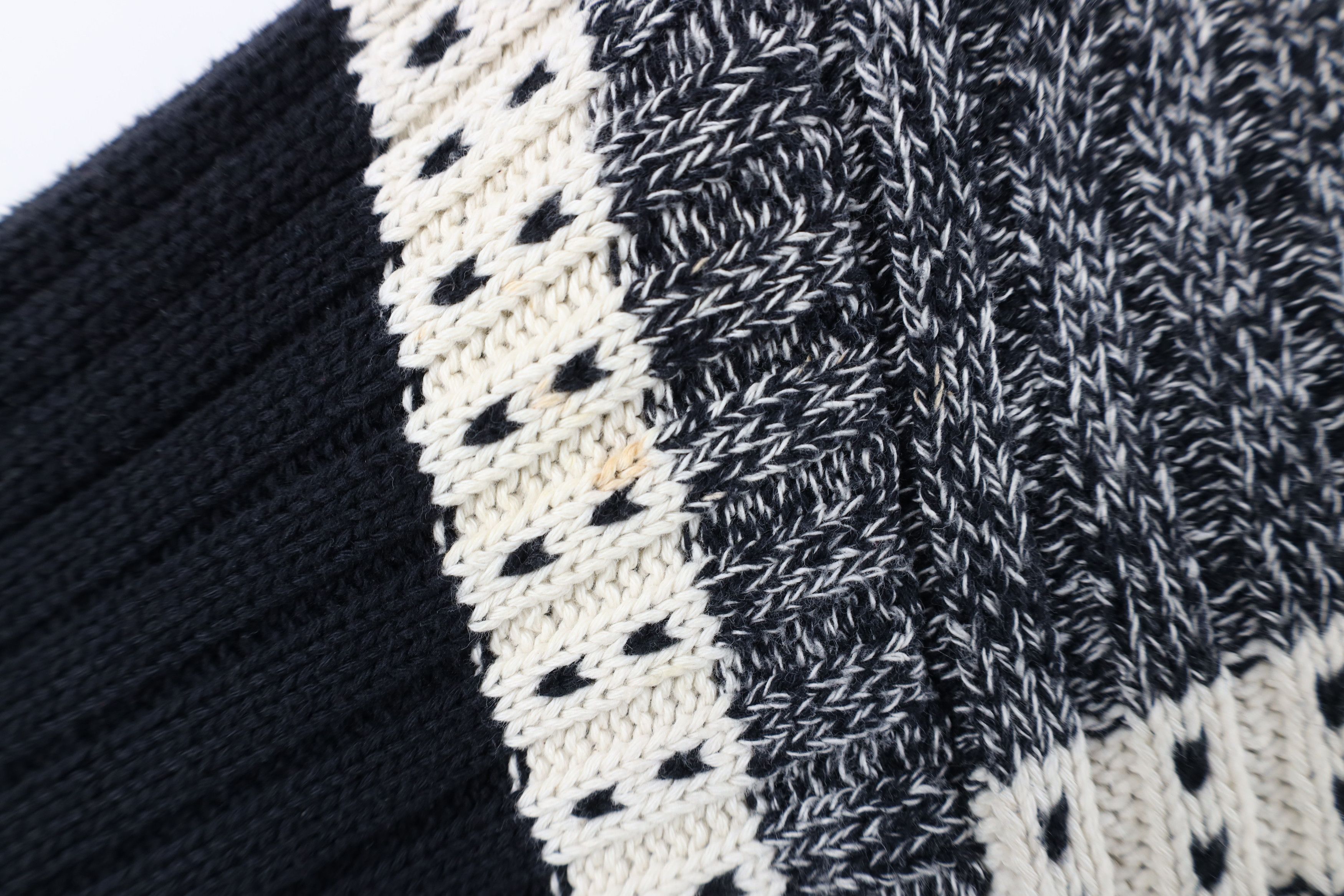 Vintage Vintage 90s Streetwear Chunky Cotton Ribbed Knit Sweater Size US L / EU 52-54 / 3 - 6 Thumbnail