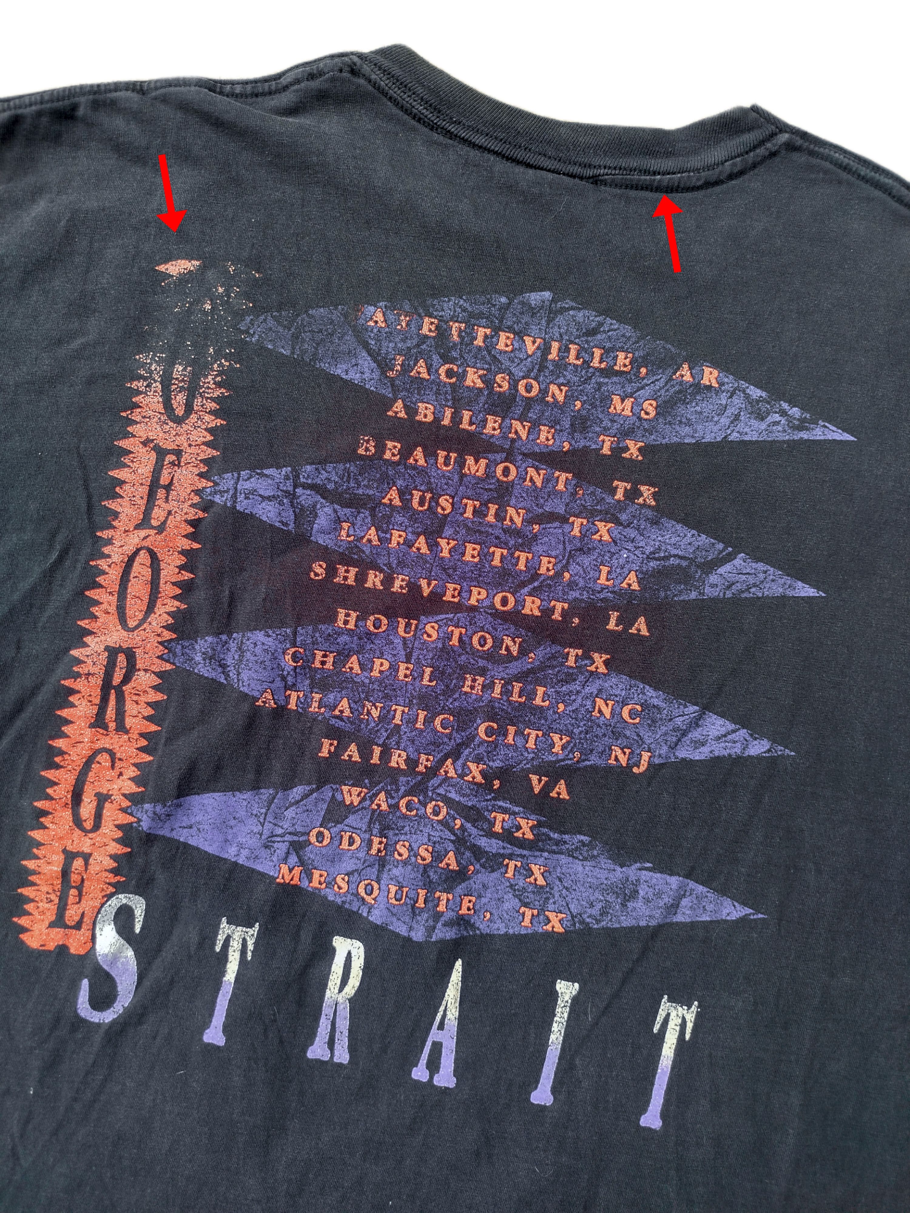 Vintage Vintage George Strait US Tour Shirt Size US XL / EU 56 / 4 - 5 Thumbnail