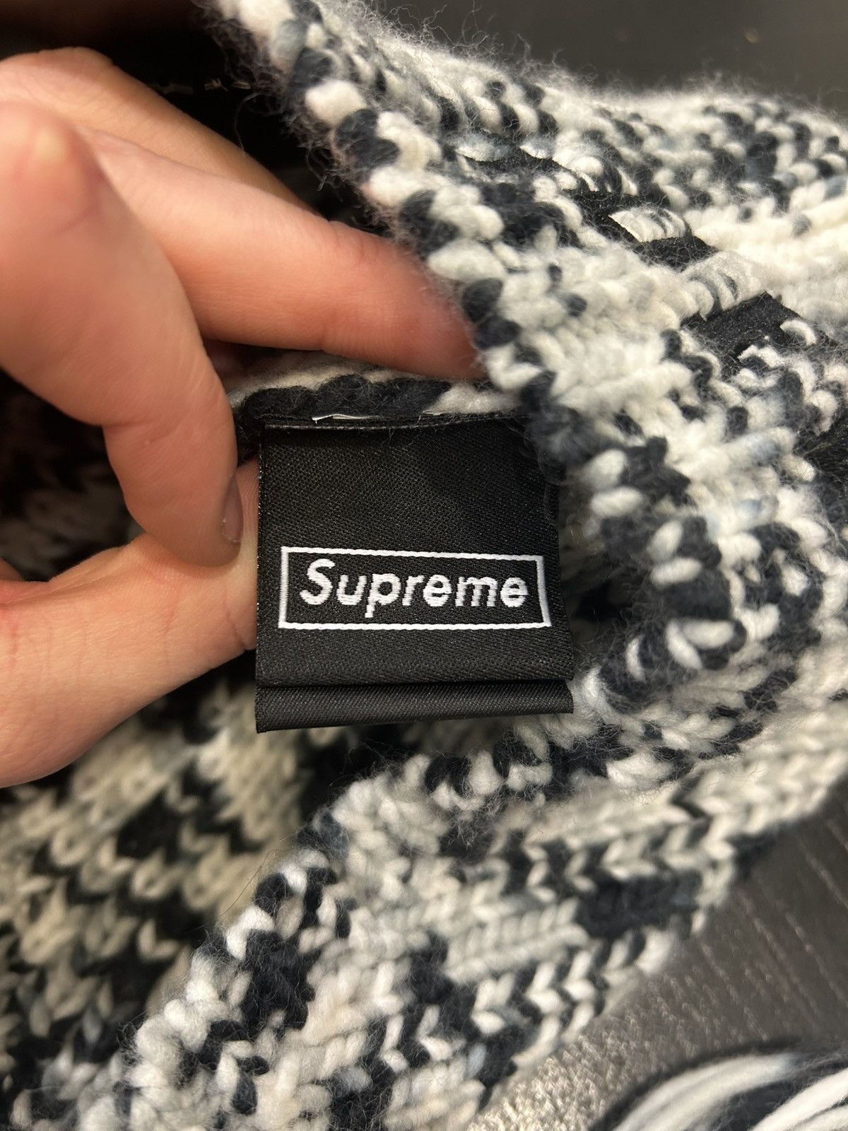 New Era × Supreme Supreme New Era Toboggan Beanie FW22 Size ONE SIZE - 4 Thumbnail