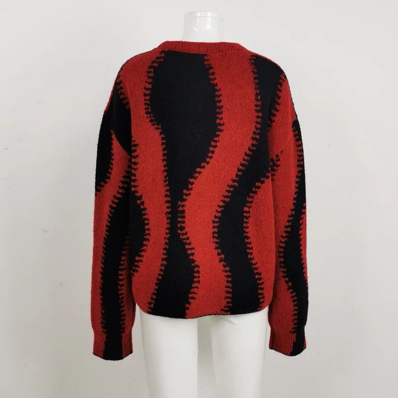 Loewe LOEWE Wool blend color-matched round neck sweater Size L / US 10 / IT 46 - 2 Thumbnail