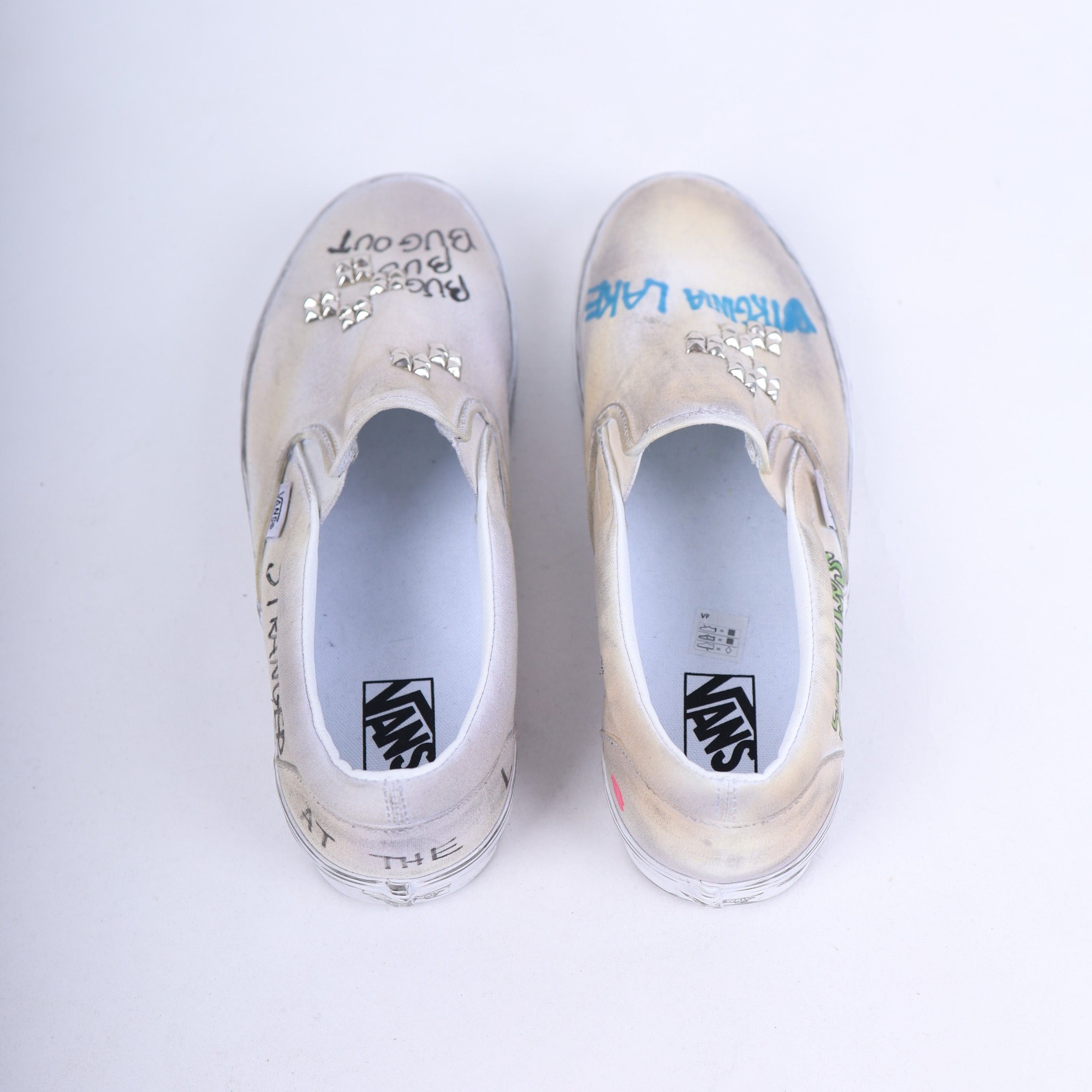 Paly Hollywood PALY 1/1 HAND DRAWN VANS SLIP ONS Size US 12 / EU 45 - 7 Thumbnail