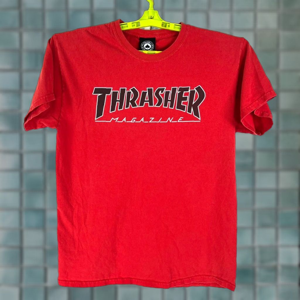 Thrasher Thrasher Shirt Adult Medium Red Graphic Tee Mens Size US M / EU 48-50 / 2 - 1 Thumbnail