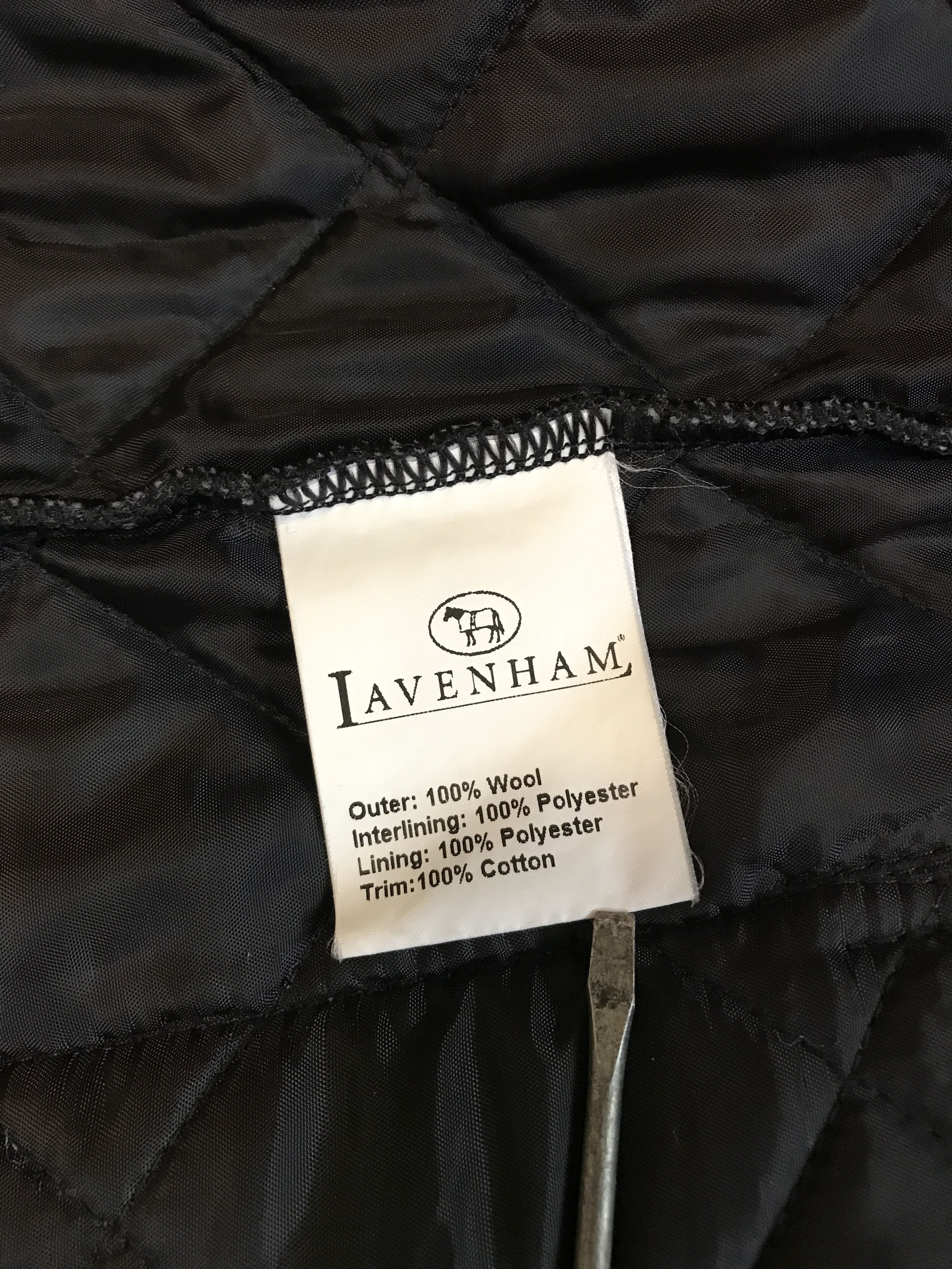 Japanese Brand Lavenham Quilted Wool Bomber Jacket Barbour Burberry Polo Size US M / EU 48-50 / 2 - 13 Thumbnail