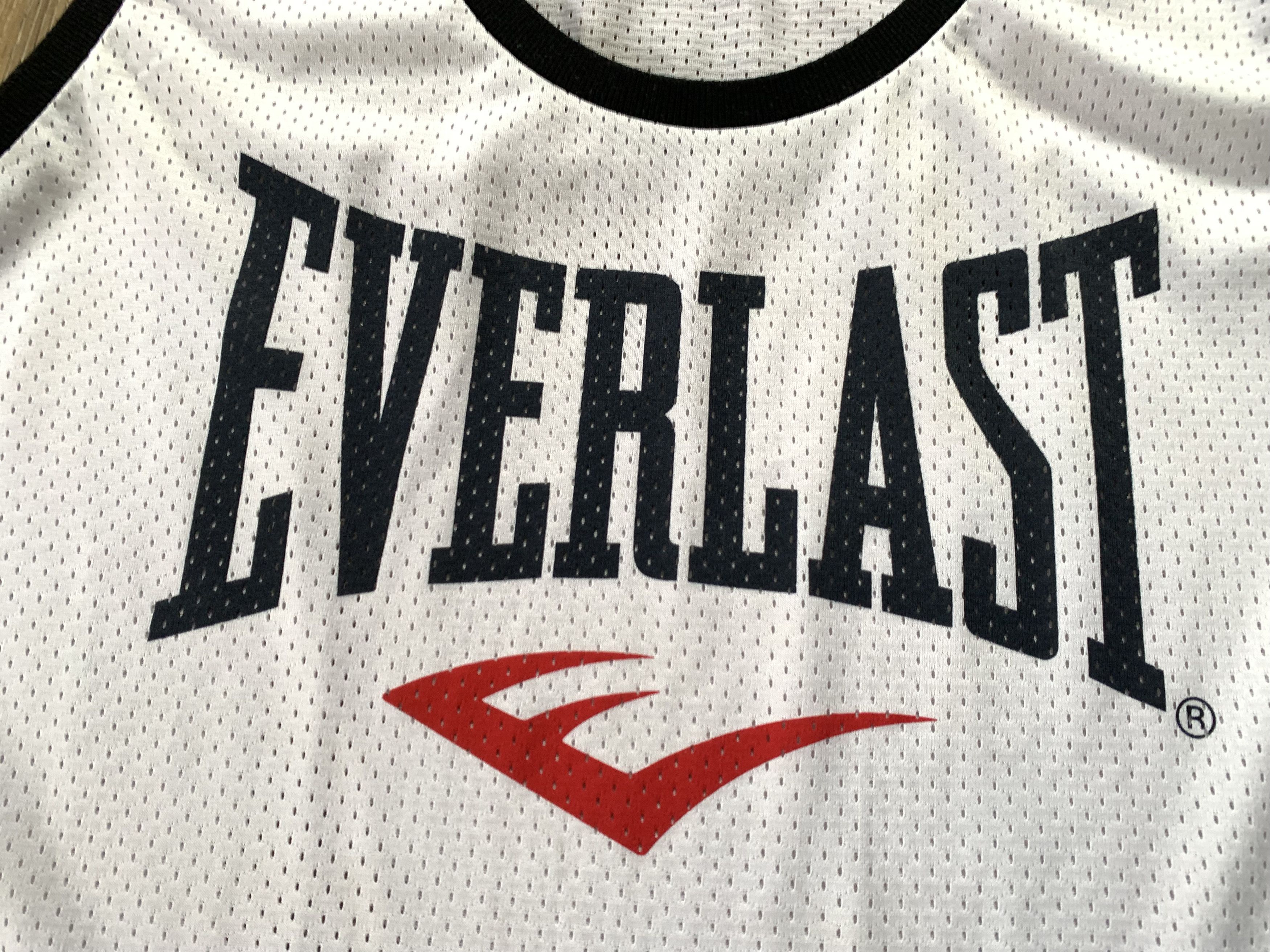 Everlast × Vintage White Everlast Mesh Printed Tank Top Size US L / EU 52-54 / 3 - 5 Thumbnail