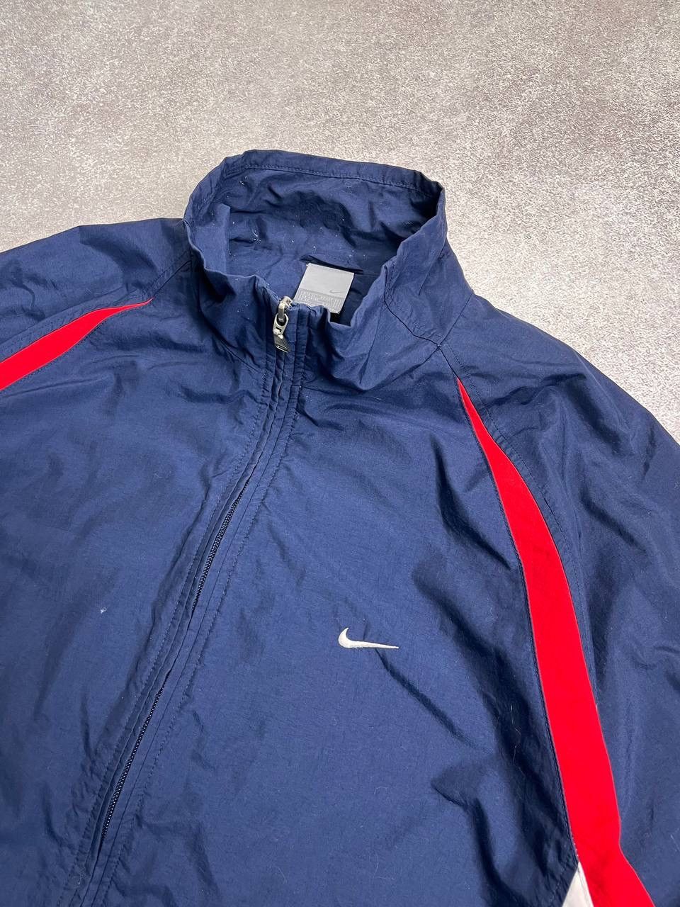 Nike × Vintage Vintage Nike Swoosh Boxy Nylon Olympic Y2K Jacket XL Size US XL / EU 56 / 4 - 3 Thumbnail