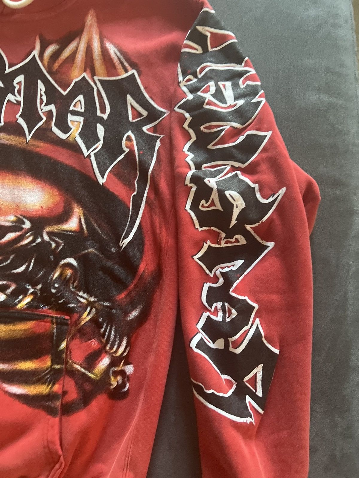 HELLSTAR Hellstar holloween capsule airbrush red hoodie Size US L / EU 52-54 / 3 - 4 Thumbnail