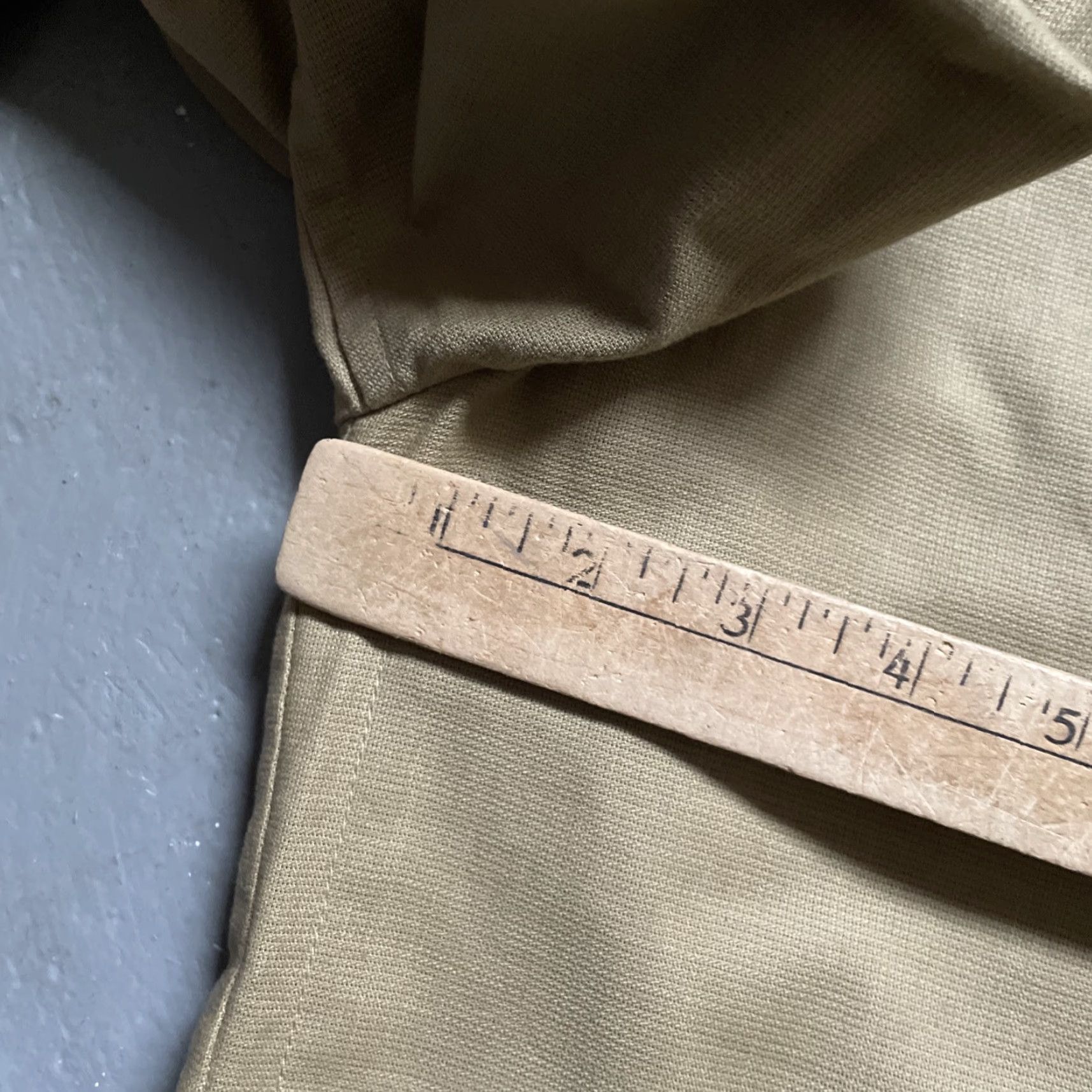 ANATOMICA Anatomica Paris Cotton Sports Blazer Coat Unisex Adults Beige 48 Japan Size Regular Vintageヘルーム Size 48R - 5 Thumbnail