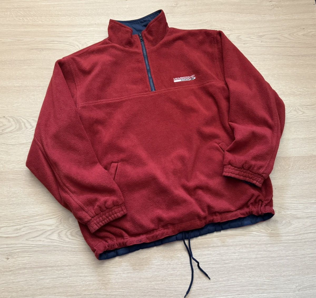 Reebok Vintage 90’s Reebok Reversible Navy/Red Jacket Size US L / EU 52-54 / 3 - 4 Thumbnail