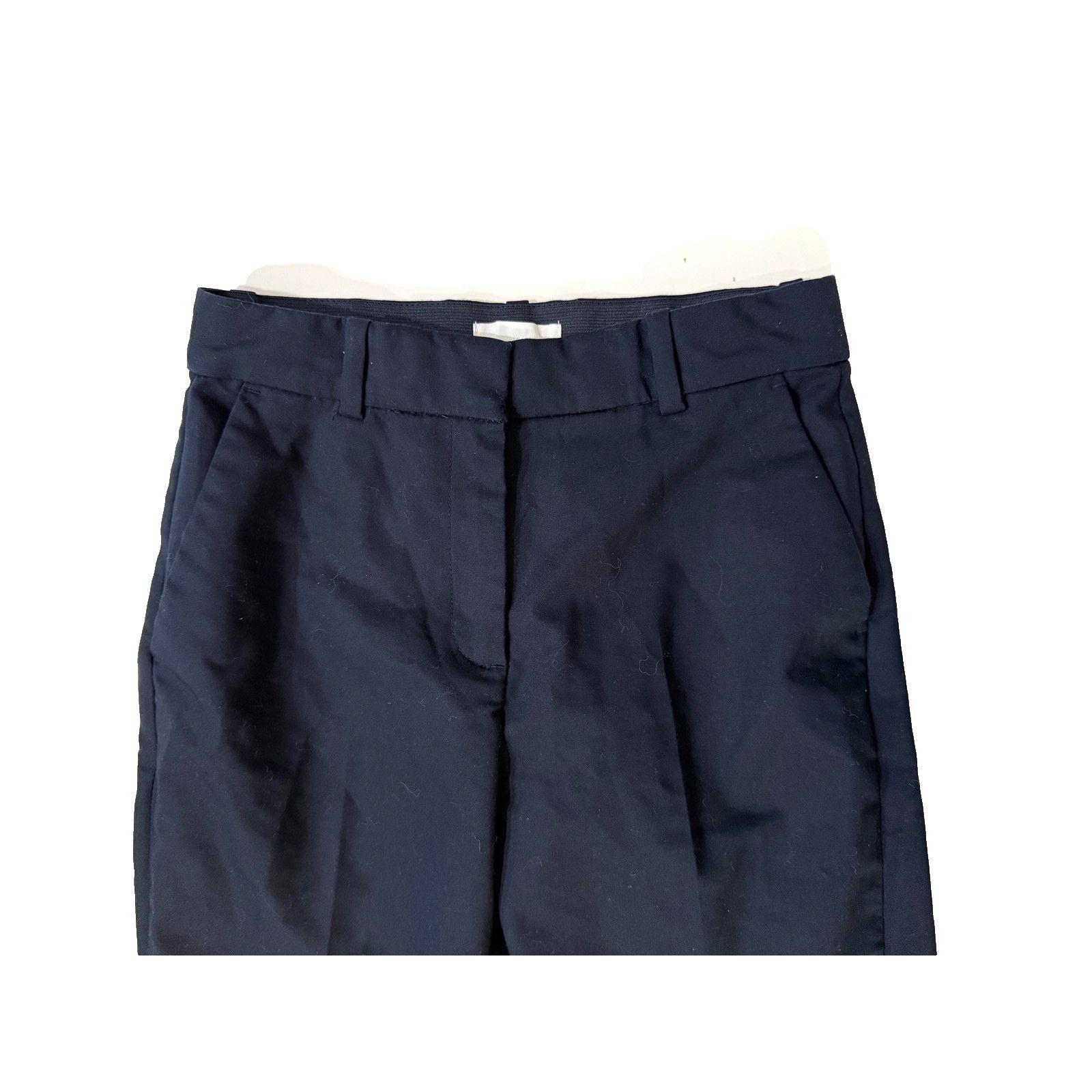 H&M H&M Pants Womens 4 Navy Blue Tapered Ankle Dress Slacks Size 27" / US 4 / IT 40 - 2 Thumbnail