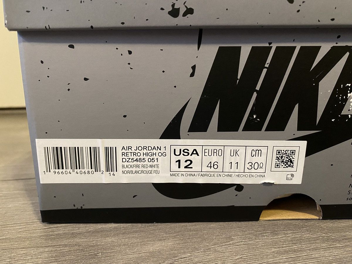 Nike Air Jordan Retro High OG ‘Washed Grey’ Size US 12.5 / EU 45-46 - 7 Thumbnail