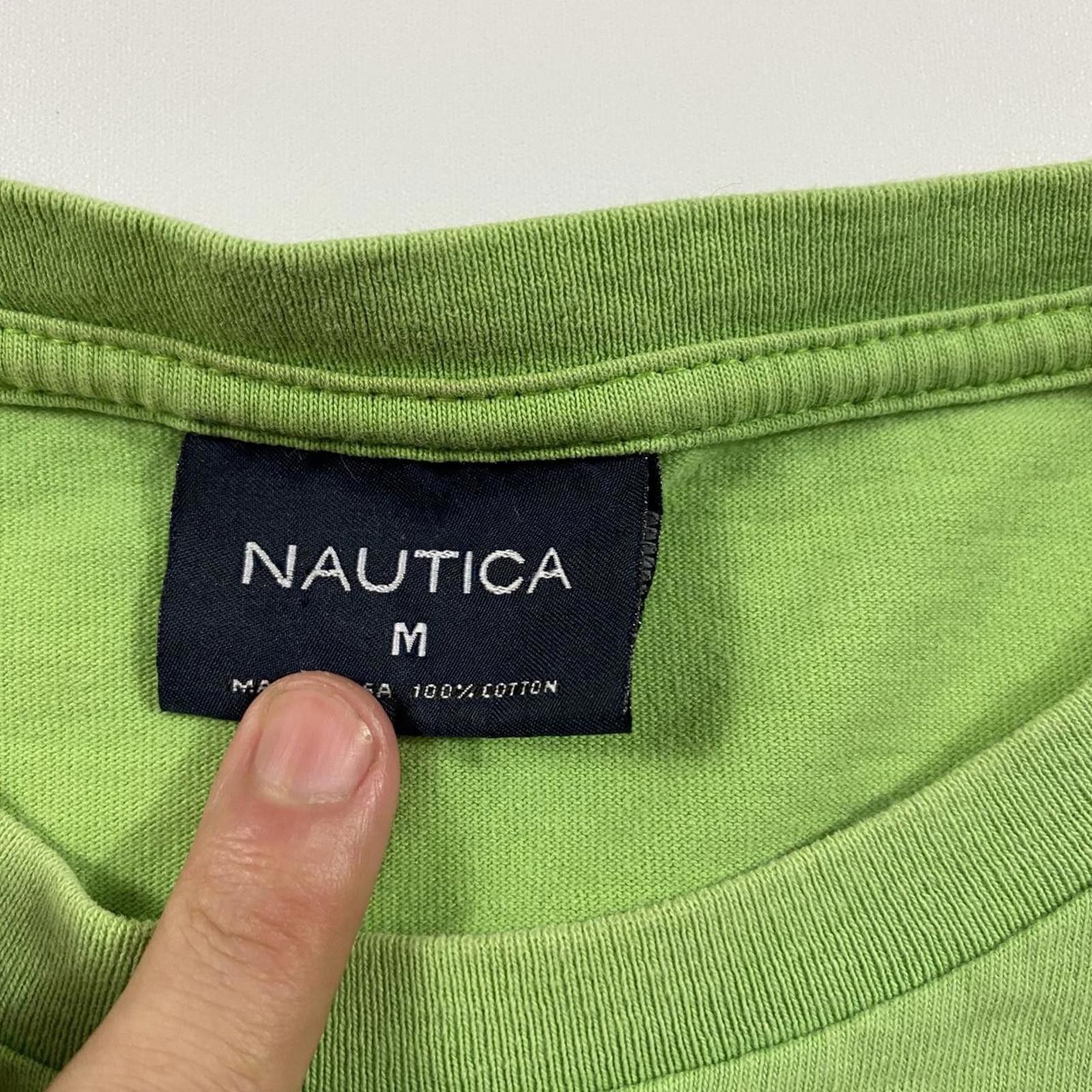 Nautica Y2K Nautical Green Tee Size US L / EU 52-54 / 3 - 3 Thumbnail