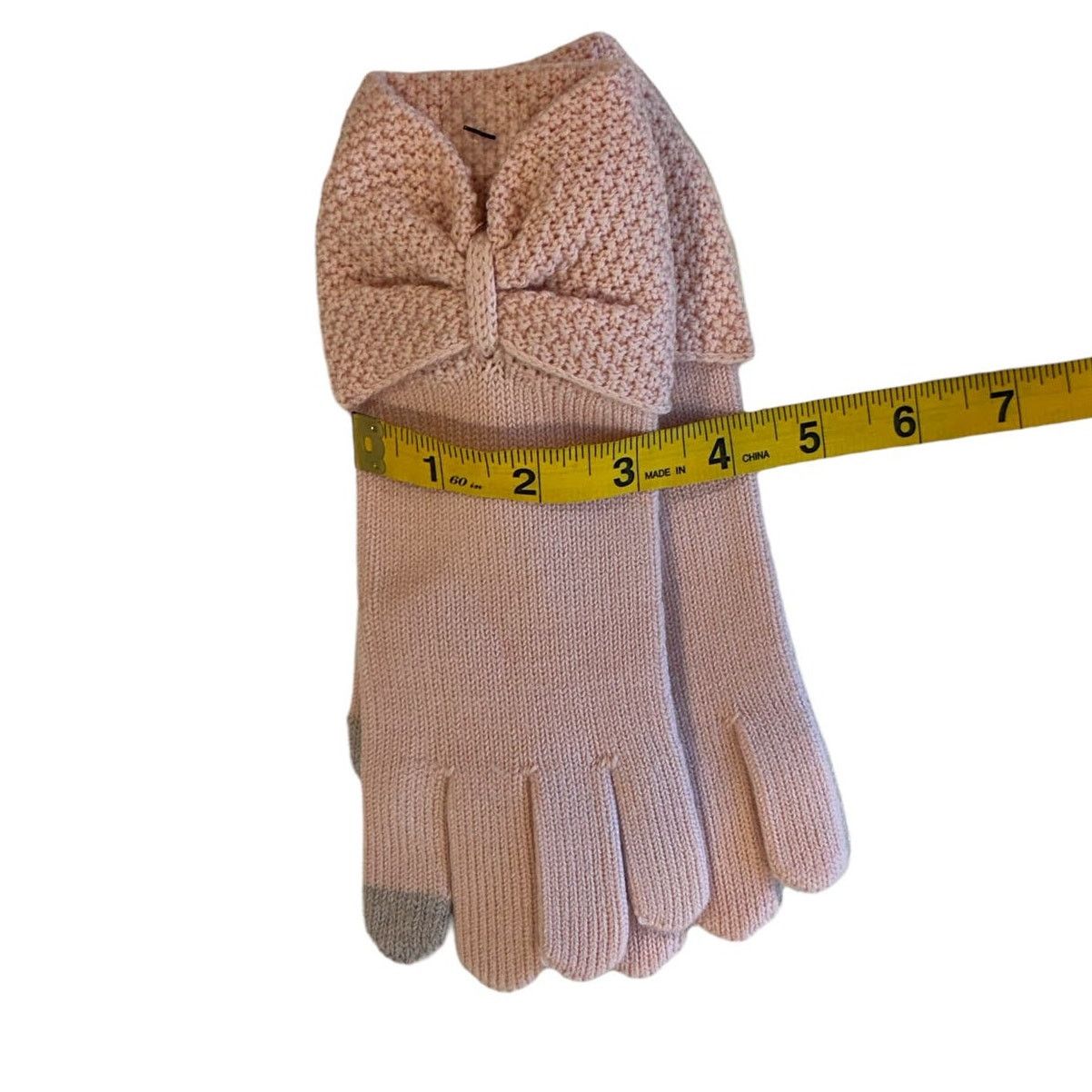 Ugg UGG ​Bow Tech Gloves One Side Light Pink Size ONE SIZE - 5 Thumbnail