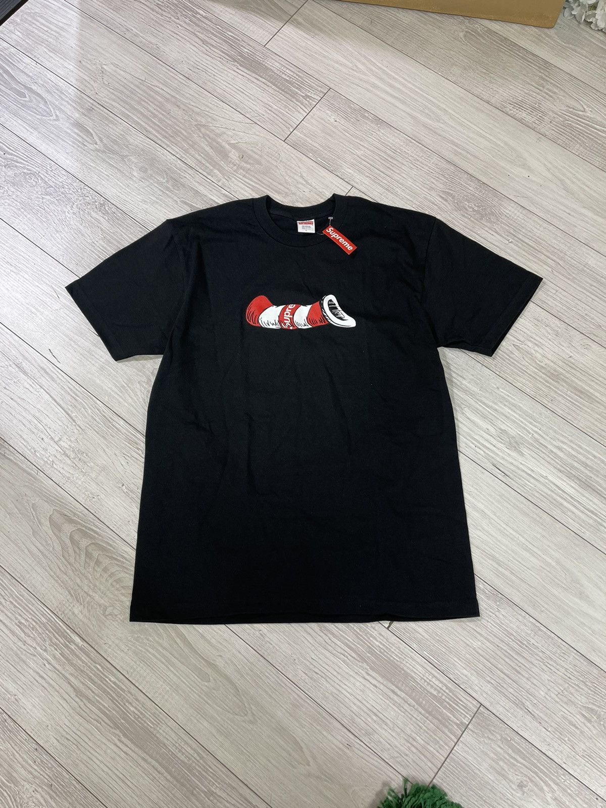 Supreme Supreme Cat In The Hat T shirt Black Grailed