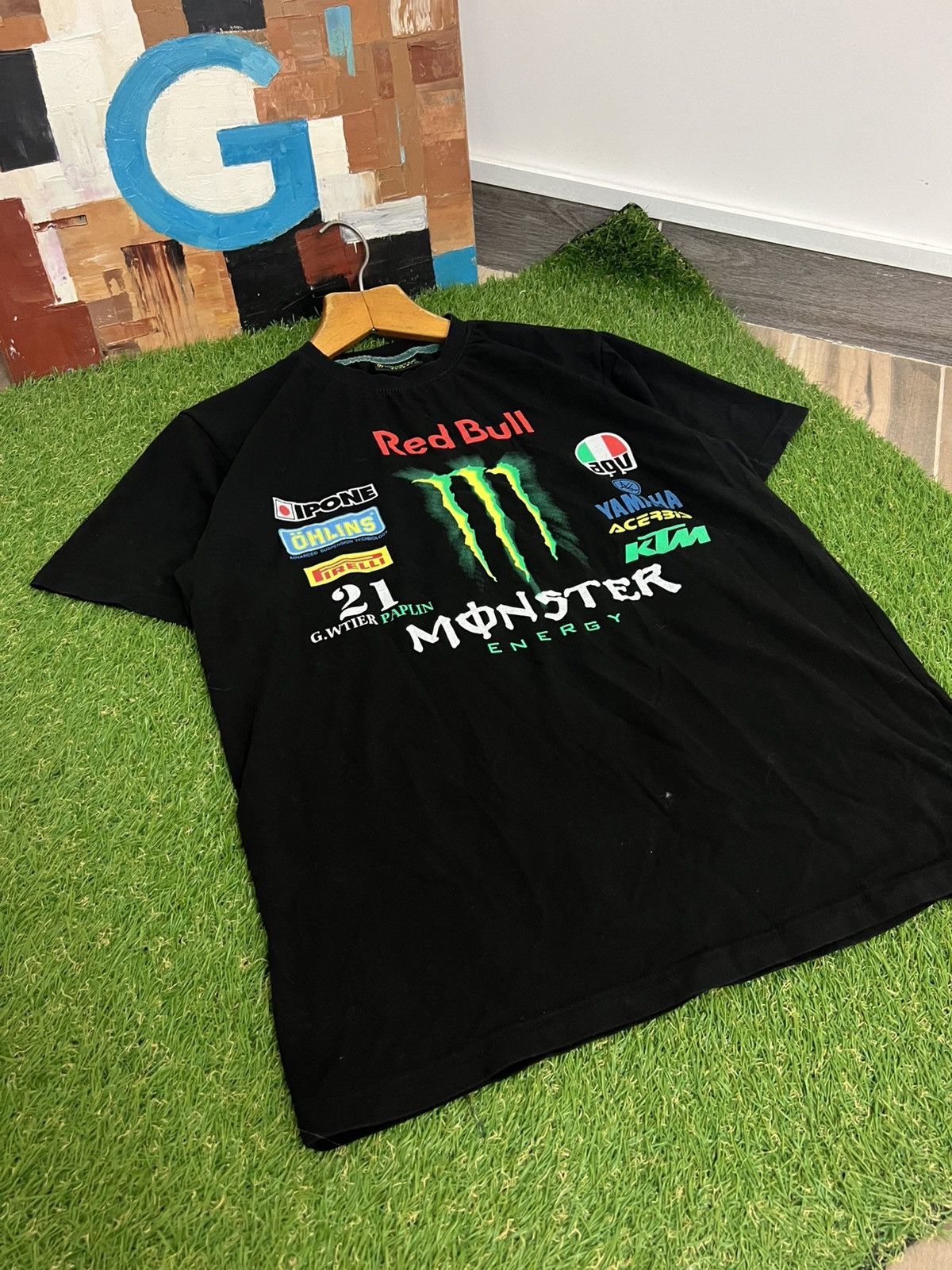 Vintage Vintage Y2K Monster Energy Faded T-Shirt Size US XL / EU 56 / 4 - 4 Thumbnail
