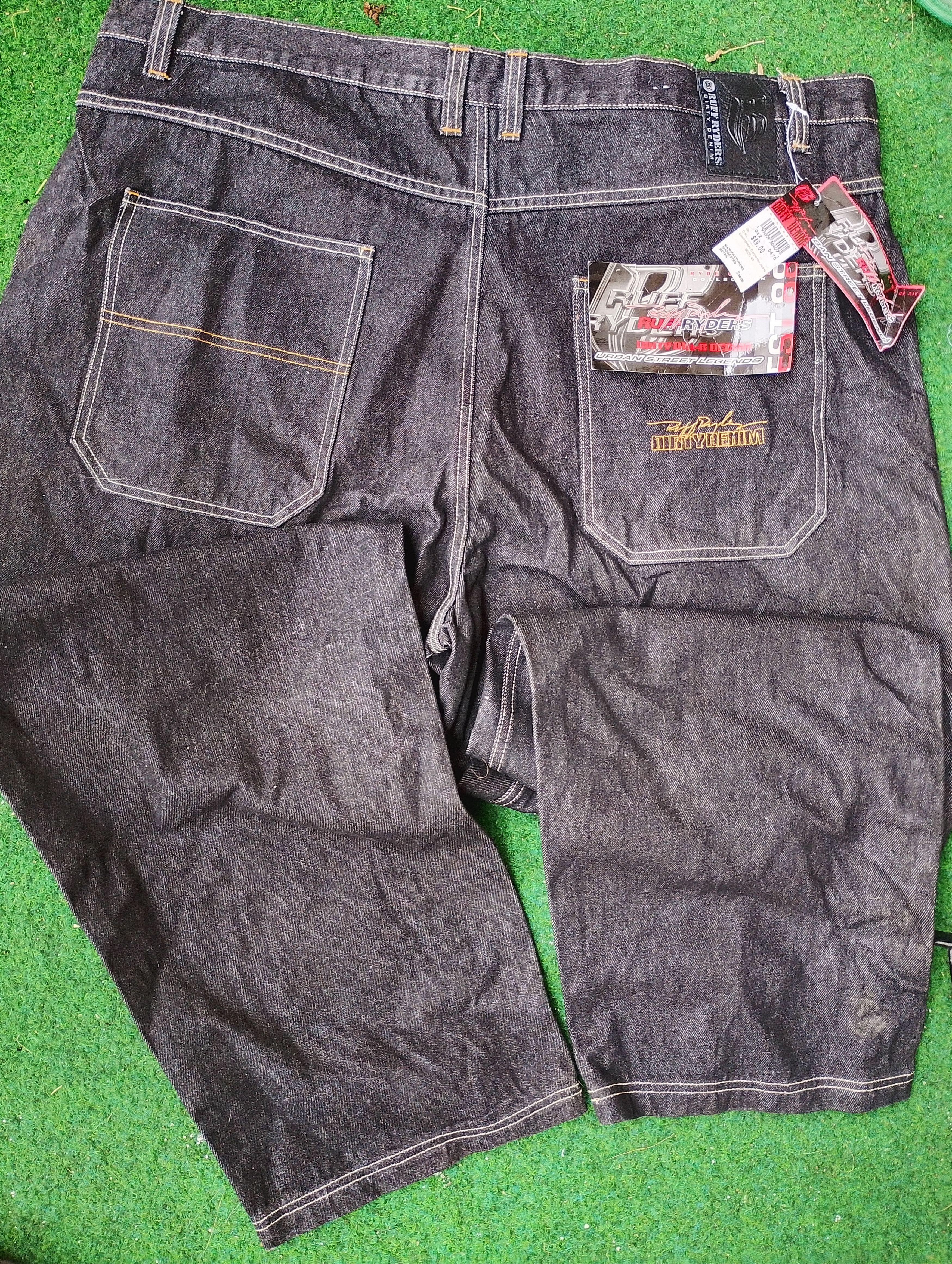 Ruff Ryders Durty Denim Collection Jeans Y2K Wide Baggy 42