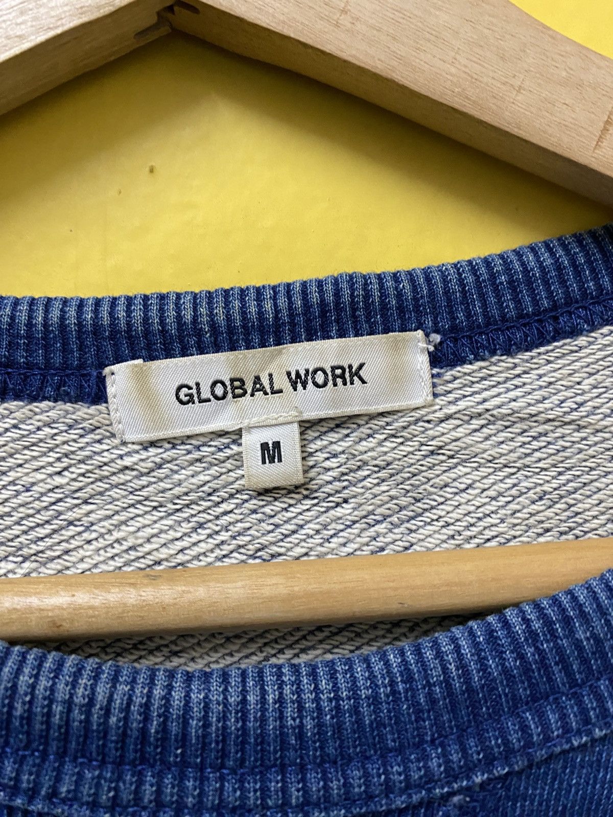 Global Work Global Work Denim Long Sleeve Tshirt Crewneck Size US M / EU 48-50 / 2 - 4 Thumbnail