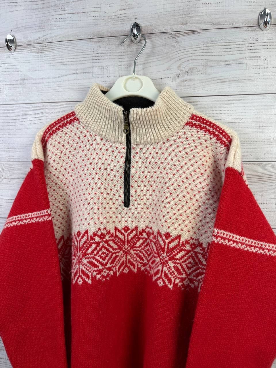 Norwool Mens Norwool 1/4 Zip Sweater Wool Norway Size M Size US M / EU 48-50 / 2 - 2 Thumbnail