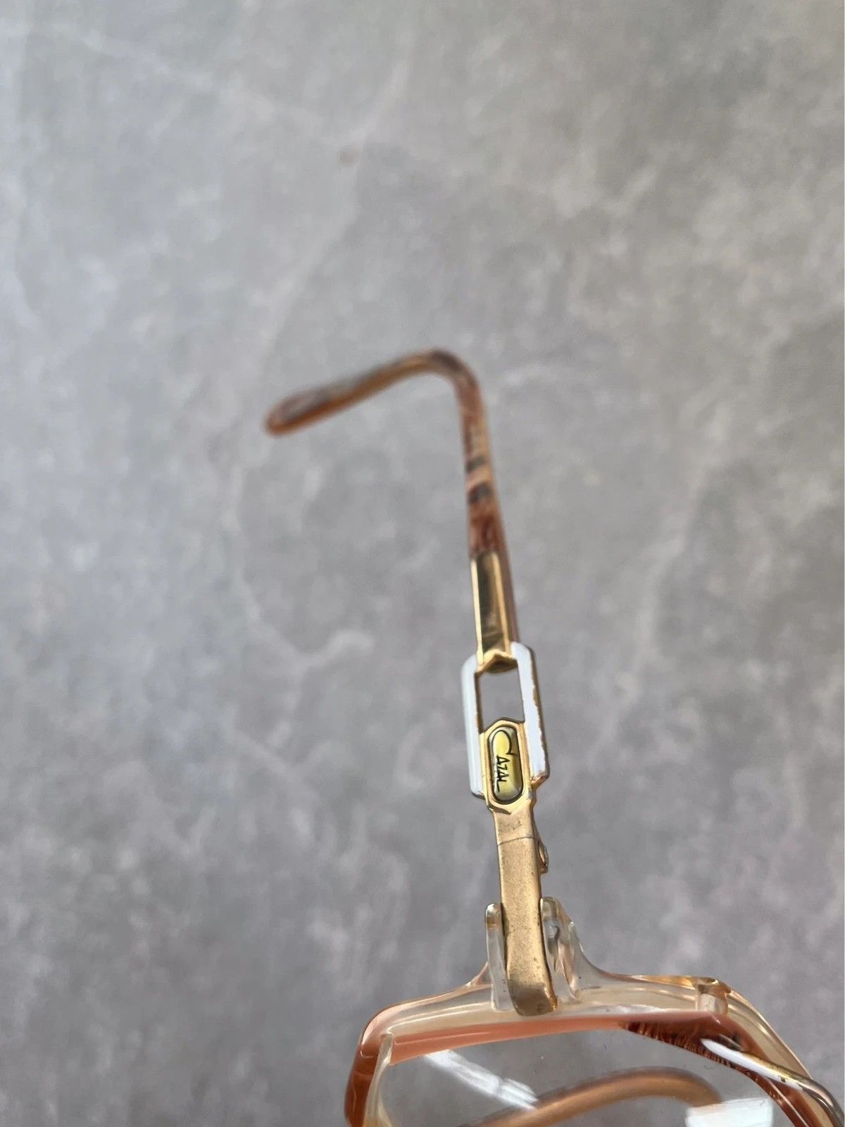 Cazal Cazal Vintage 1990s Eyeglass Glass Lens Gold Plastic Size ONE SIZE - 6 Thumbnail