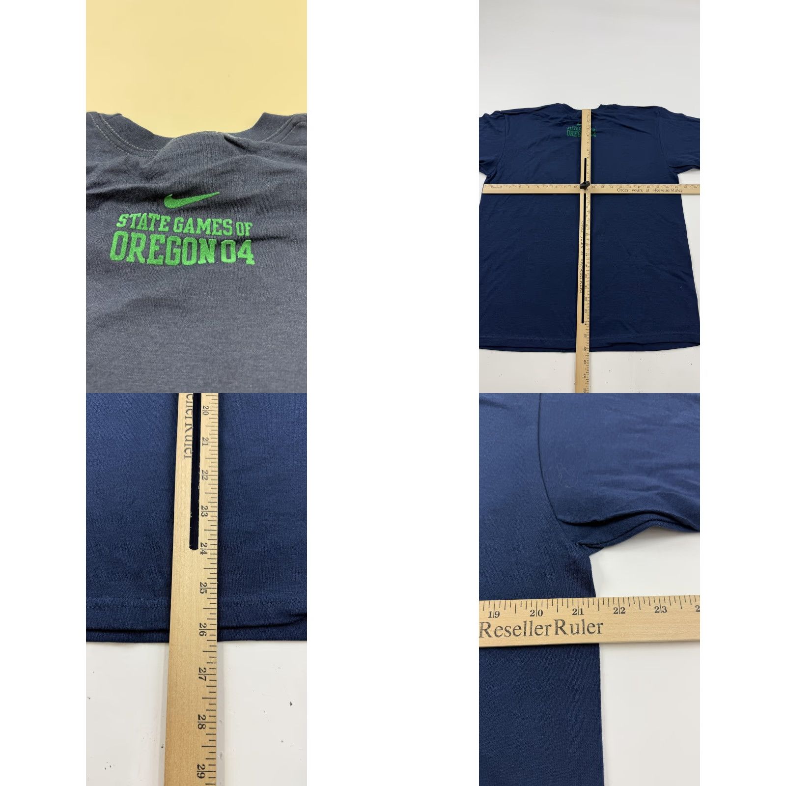 Nike VINTAGE Nike State Games of Oregon Shirt Mens Small Navy Blue Graphic Tee T-Shirt Mens Small Navy Blue State Games of Oregon 04 90s Sports Event Mens Size US S / EU 44-46 / 1 - 8 Thumbnail