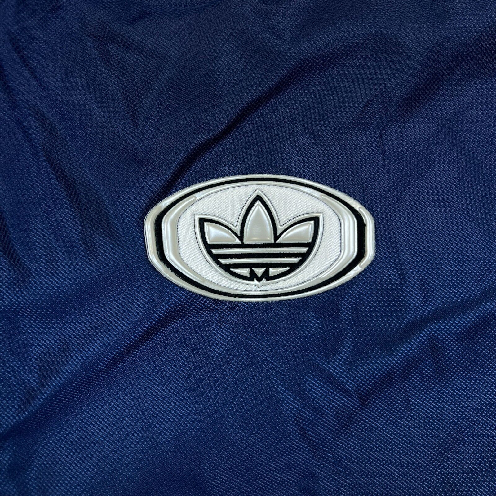 Adidas × Vintage VTG Adidas Jacket XL Stripe Trefoil Full Zip 90s Windbreaker Size US XL / EU 56 / 4 - 2 Thumbnail