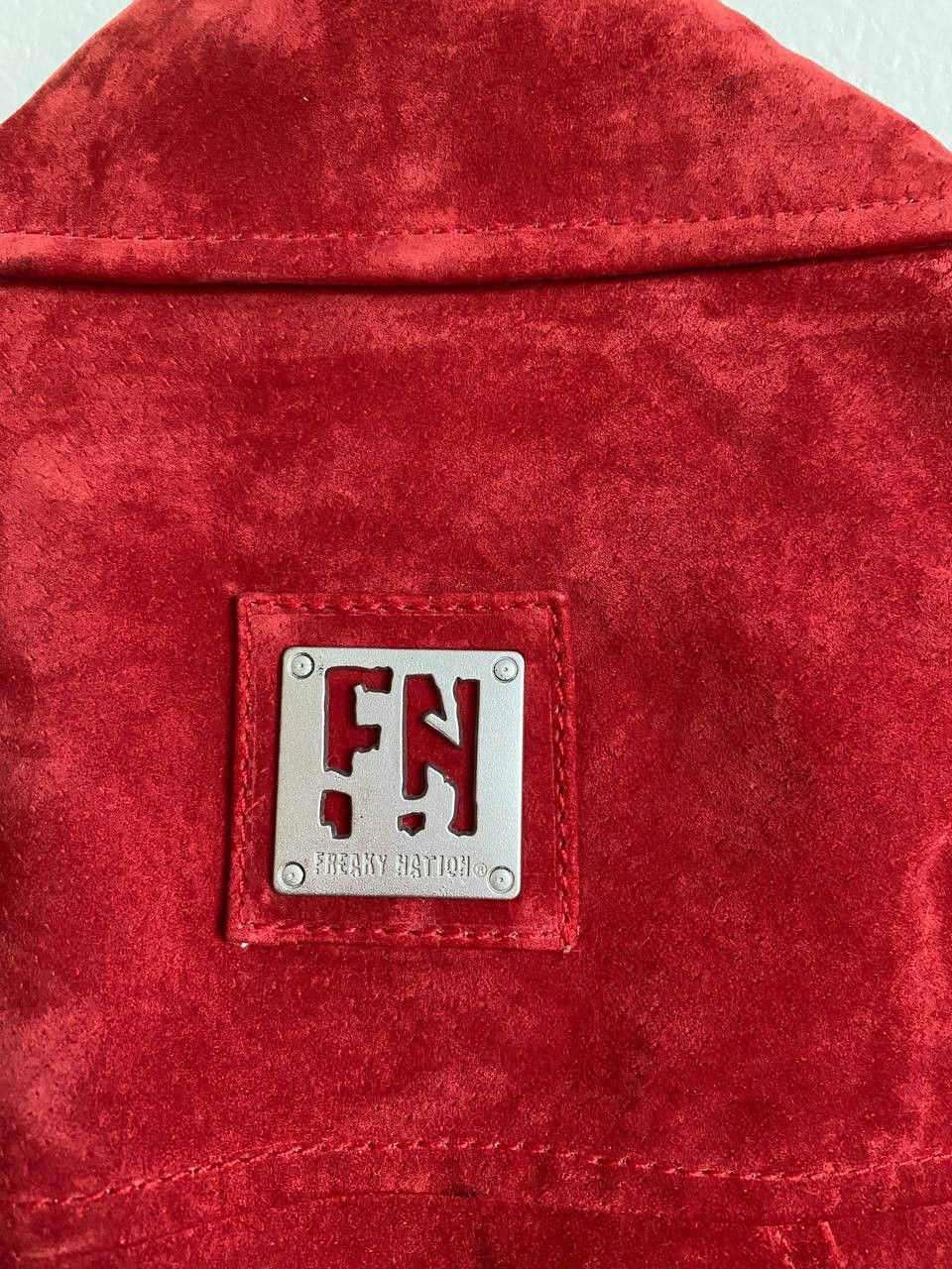 Other Freaky Nation Suede Biker Leather Jacket Size S Size S / US 4 / IT 40 - 10 Thumbnail