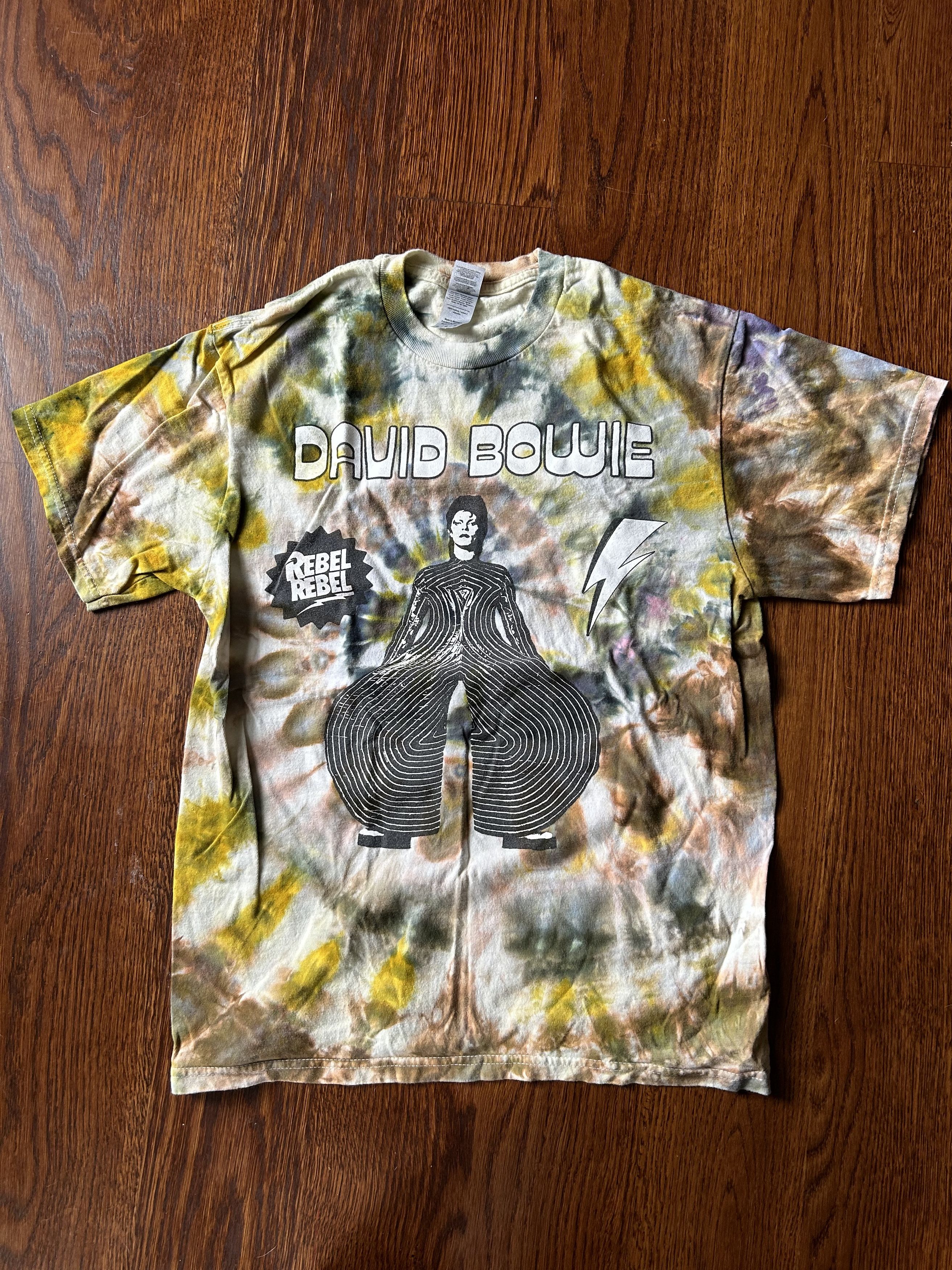 Other THUNDER SHOUT David Bowie - Medium handmade tie-dye tee Size US M / EU 48-50 / 2 - 1 Thumbnail