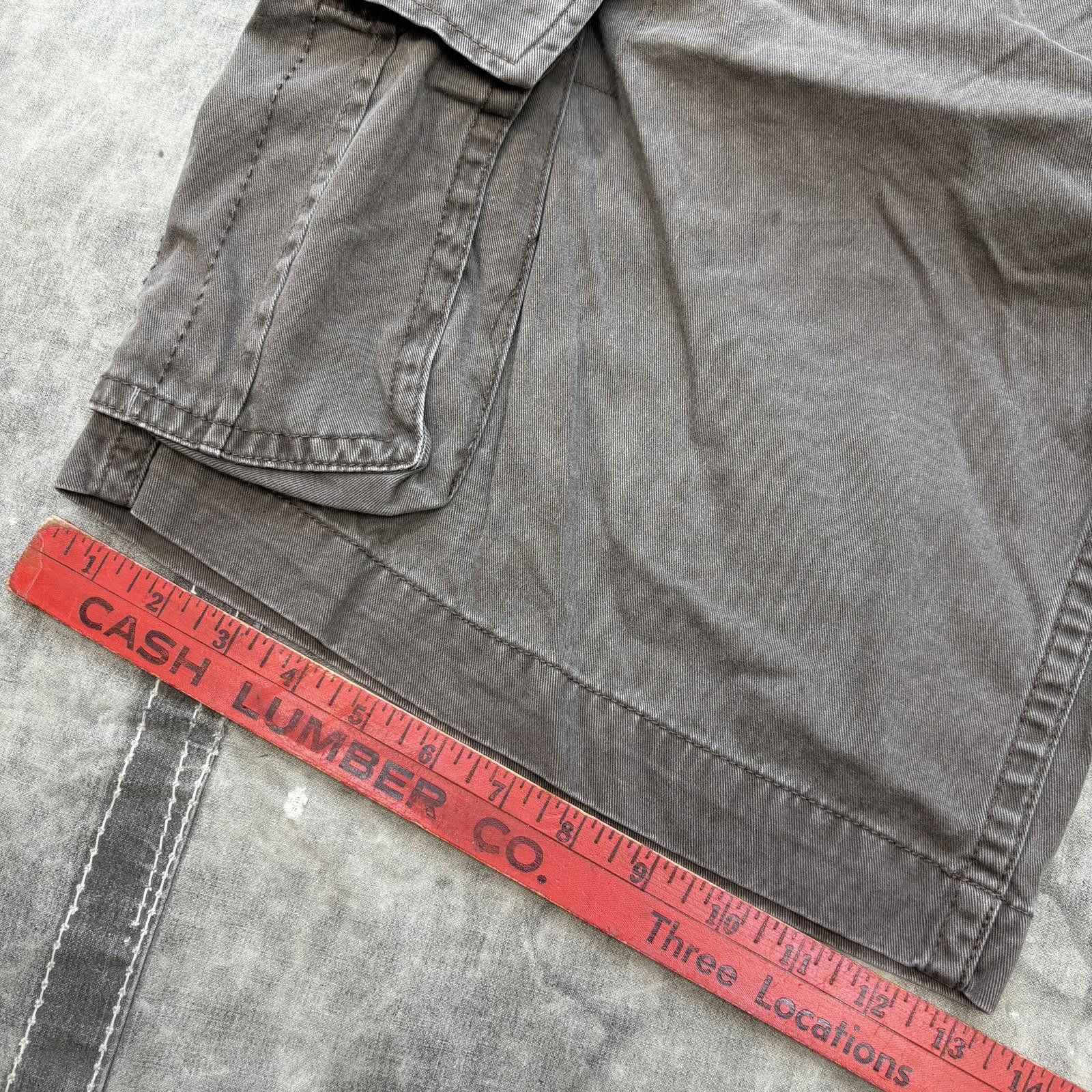 Faded Glory Vintage Y2K Baggy Faded Glory Brown Grunge Cargo Shorts Size US 36 / EU 52 - 7 Thumbnail