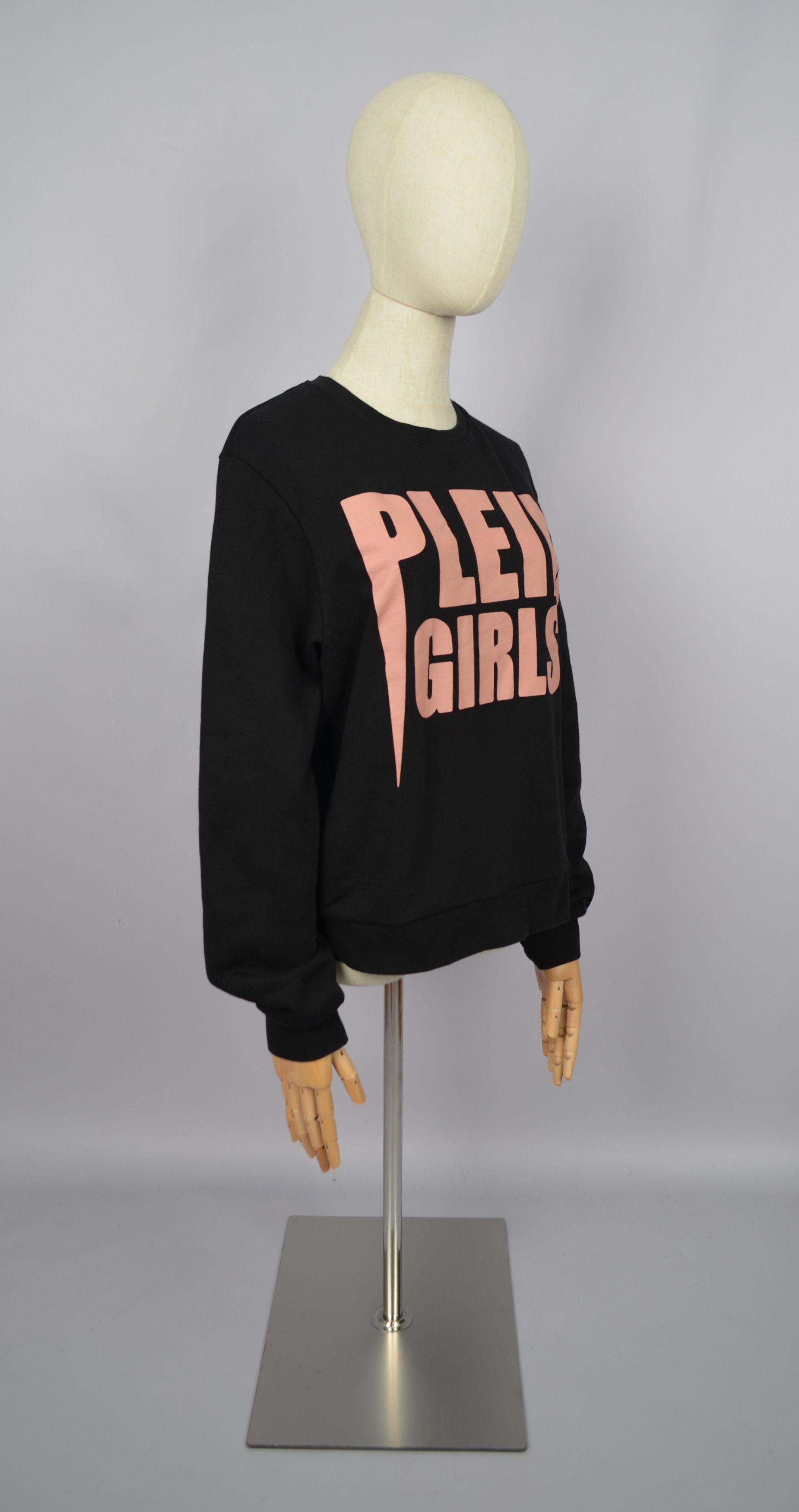 Designer × Philipp Plein Philipp Plein Plein Girls Logo Sweatshirt Black Size M Size M / US 6-8 / IT 42-44 - 8 Thumbnail