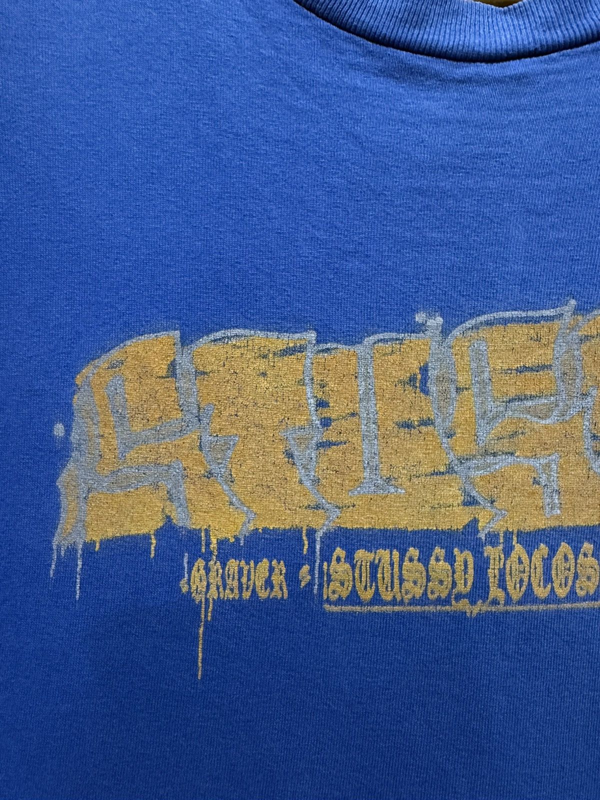 Stussy × Vintage Vintage Stussy Suck Loc Thrashed faded Tee Size US M / EU 48-50 / 2 - 4 Thumbnail