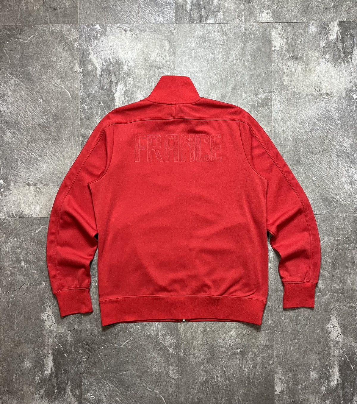 Nike Nike France 2012 2013 Football Y2k Sweatshirt Track top Size US L / EU 52-54 / 3 - 5 Thumbnail
