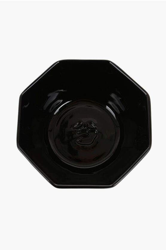 Off-White o1mle0425 Size: OS / Ceramics Oct Breakfast Set in Black Size ONE SIZE - 4 Thumbnail