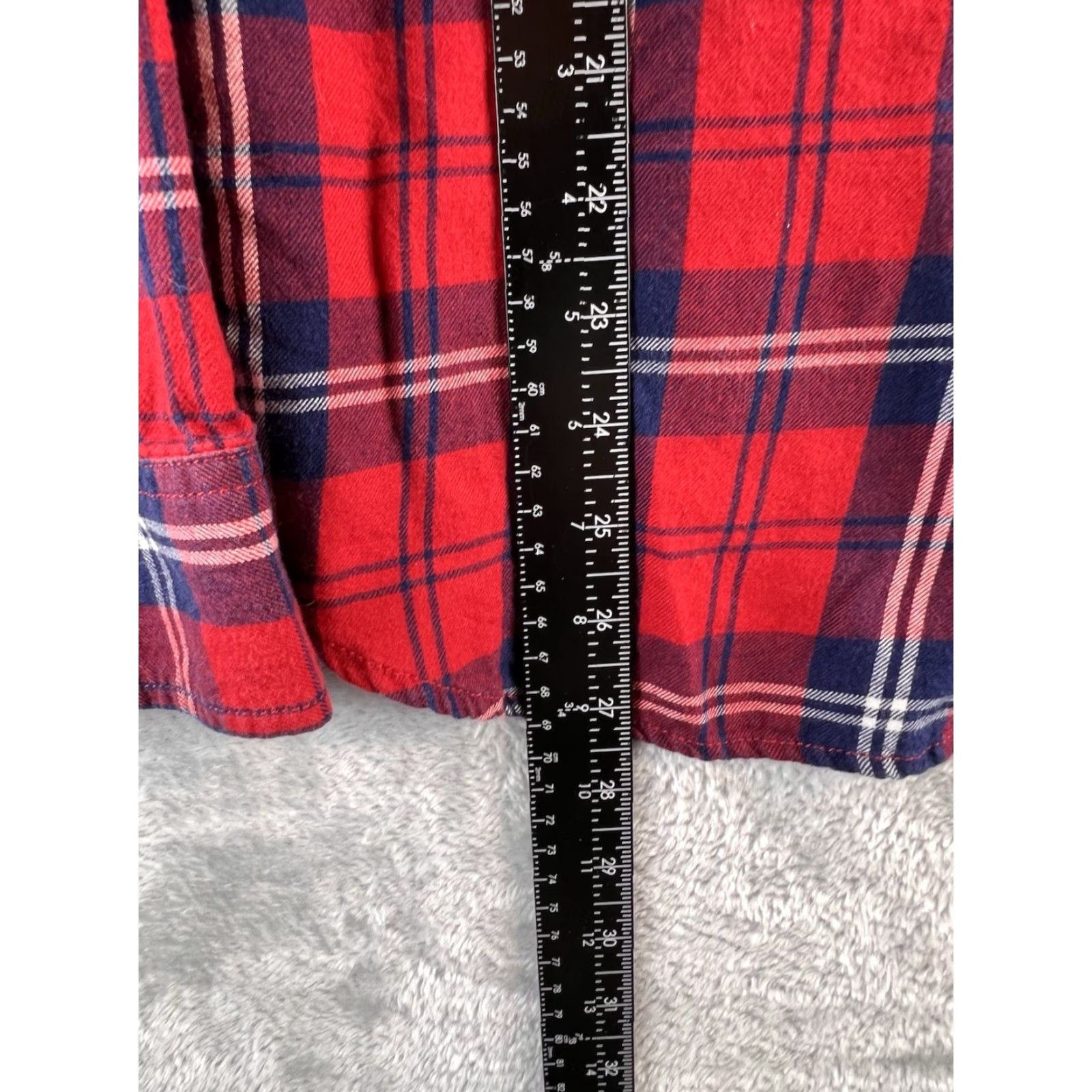 Lucky Brand Lucky Brand Flannel Plaid Shirt Mens L Red Pearl Snap Buttons Western Cowboy Shirt Size US L / EU 52-54 / 3 - 5 Thumbnail