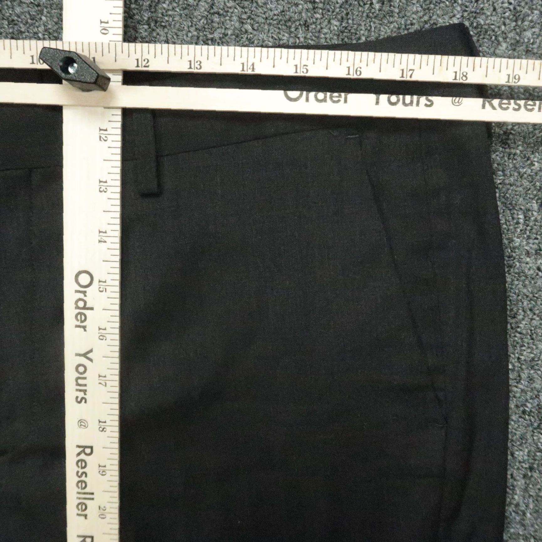 Bonobos Bonobos Pants Mens 36x33 Black Standard Fit Wool Jetsetter Lightweight Stretch Dress Pants Mens Regular Size US 36 / EU 52 - 6 Thumbnail