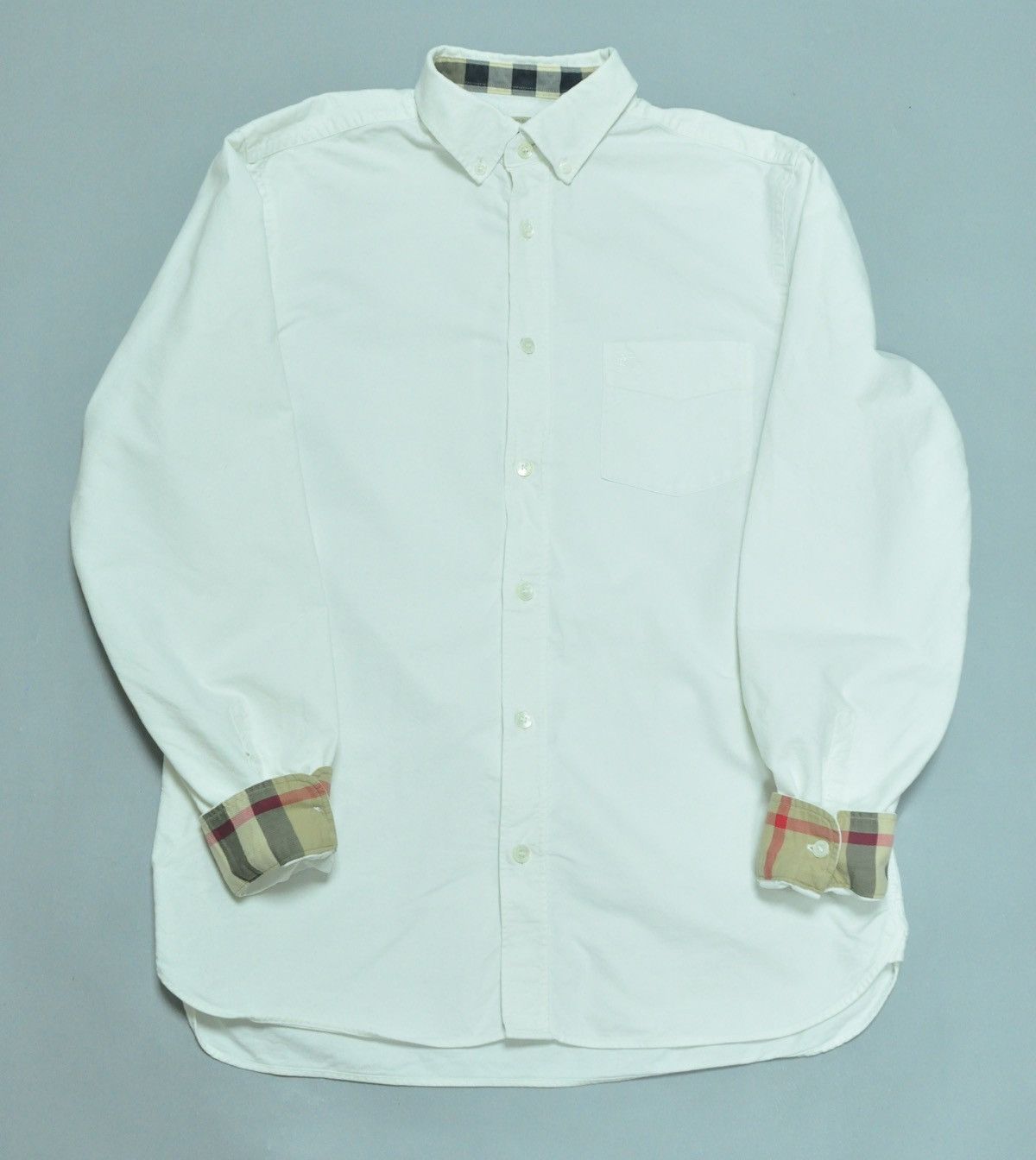 Burberry × Vintage Burberry vintage shirt logo y2k men’s Size US M / EU 48-50 / 2 - 1 Thumbnail