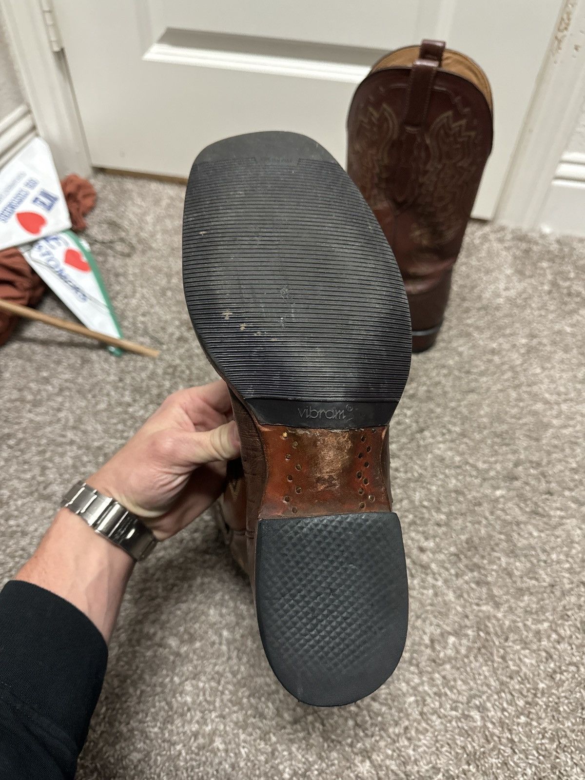 Lucchese Lucchese full quill brown ostrich Size US 10.5 / EU 43-44 - 6 Thumbnail
