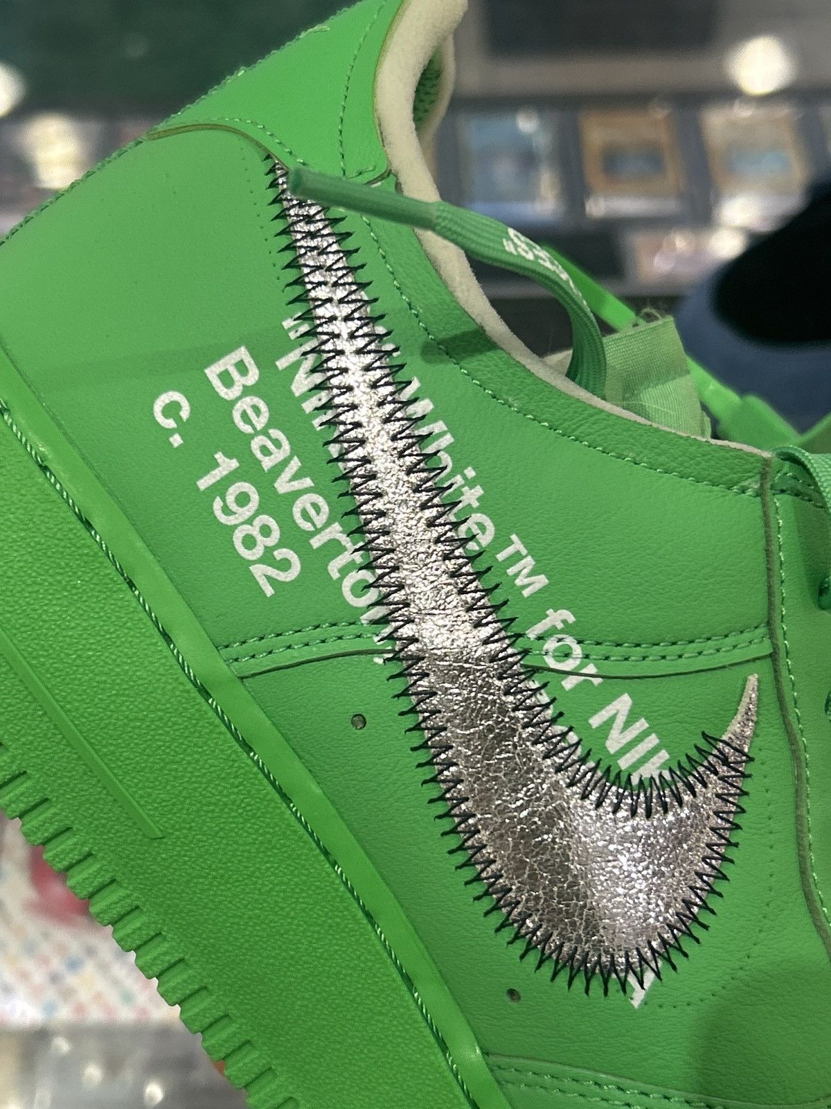 Nike × Off-White Offwhite nike air force one brooklyn Size US 10.5 / EU 43-44 - 14 Thumbnail
