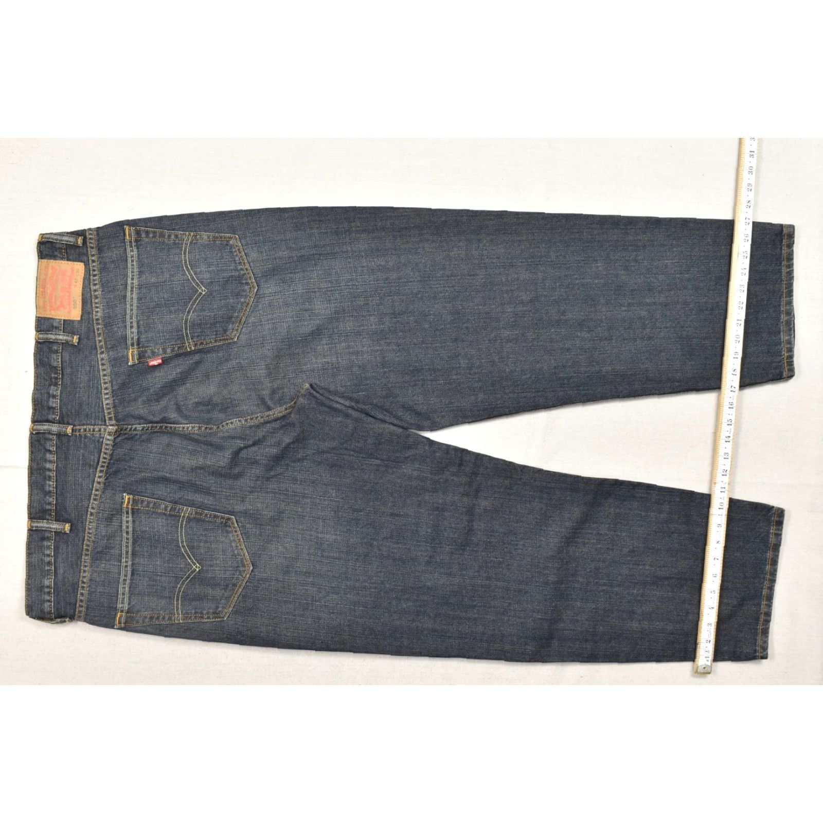 Levi's Levi's Jeans Men 550 Relaxed Straight 42x30 Blue Cotton Blend Zip Inseam 30 Denim Solid Size US 42 / EU 58 - 5 Thumbnail