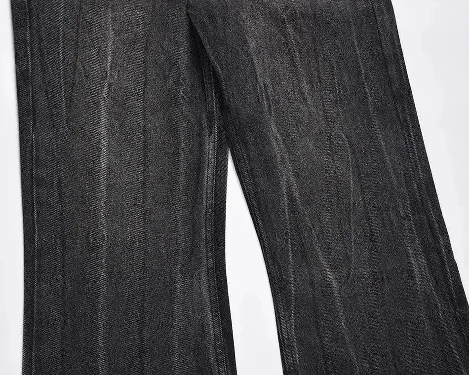 Japanese Brand Buggy jeans flared with holes frayed loose pants style Y2K Size US 30 / EU 46 - 4 Thumbnail