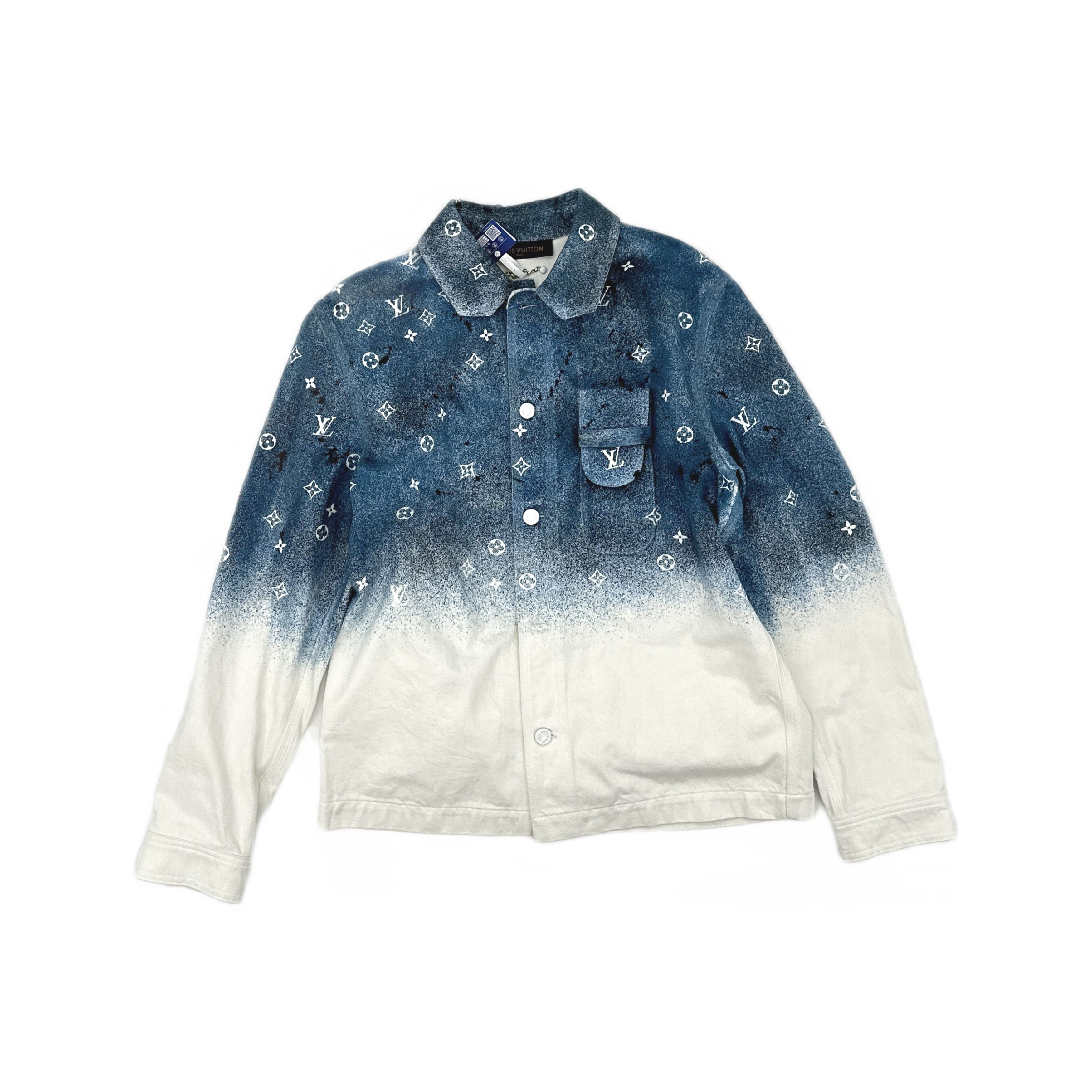Louis Vuitton Louis Vuitton Monogram Gradient Denim Shirt Size S Size US S / EU 44-46 / 1 - 1 Thumbnail