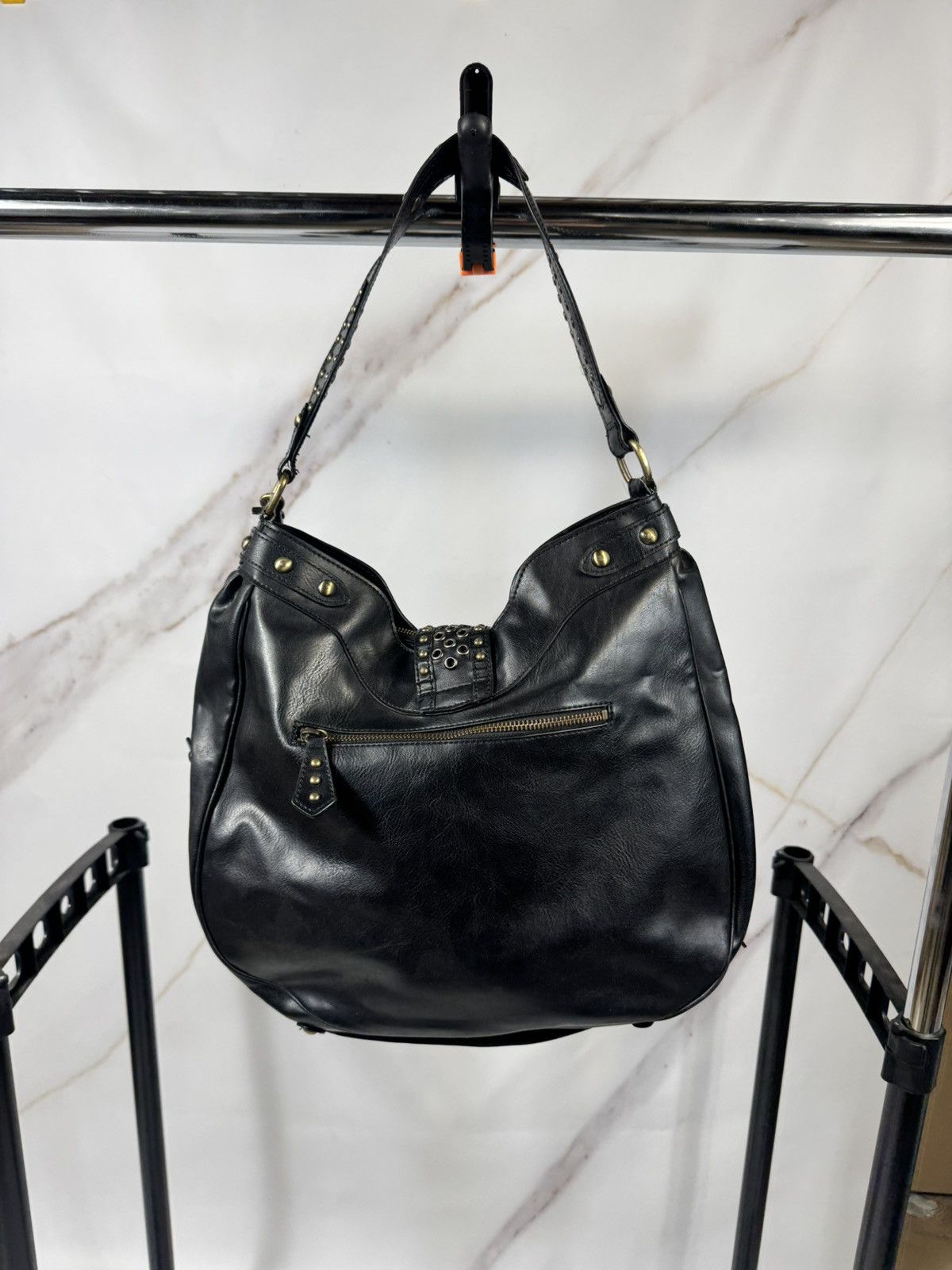 Guess Rare Guess Leather Studded Y2k Shoulder Bag Size ONE SIZE - 4 Thumbnail