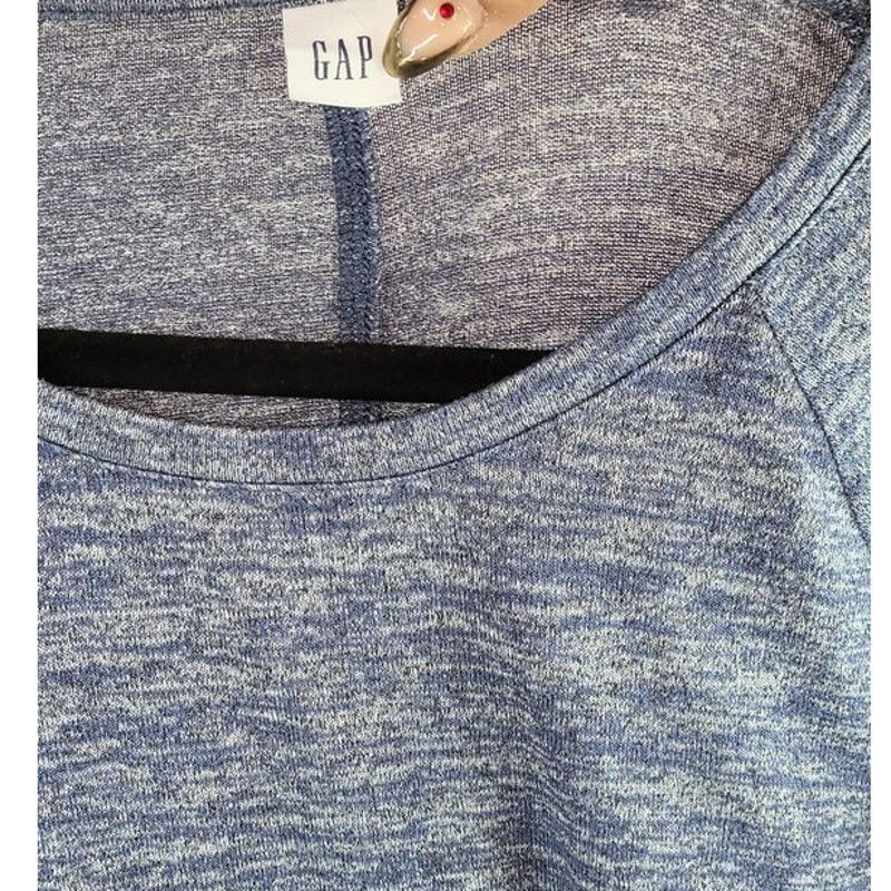 Gap Gap Blue Knit Long Sleeve Sweater Top Pullover Size XS Size XS / US 0-2 / IT 36-38 - 4 Thumbnail