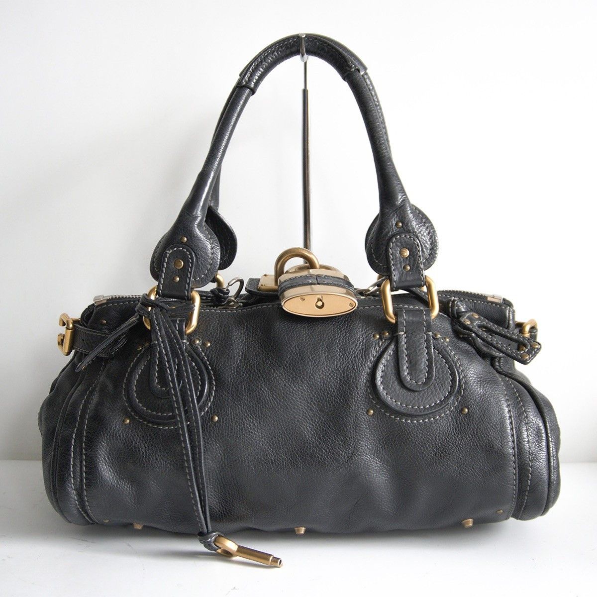 Chloe Archive Noir Handbag Patent y2k Chloe CHLOE Paddington 