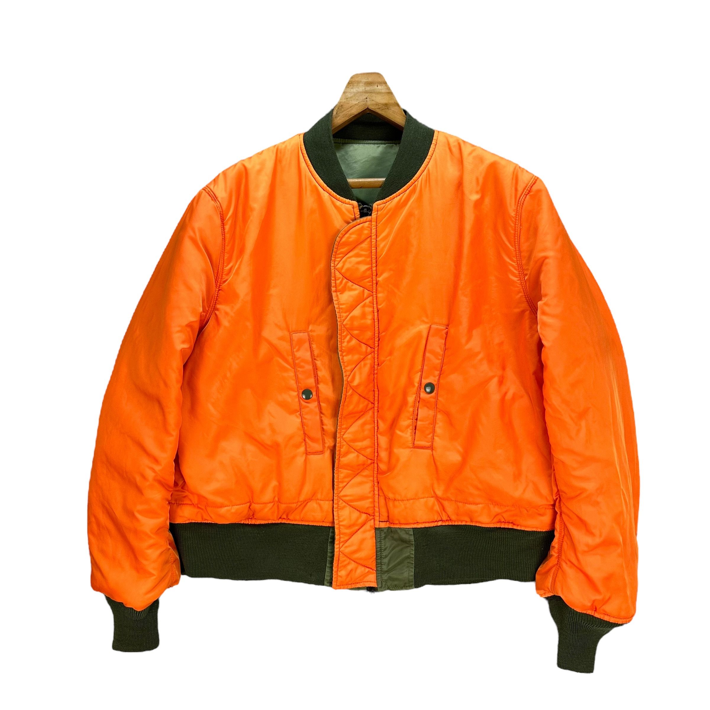Alpha Industries ALPHA INDUSTRIES Reversible Bomber Jacket #A59-1367 Size US L / EU 52-54 / 3 - 15 Thumbnail